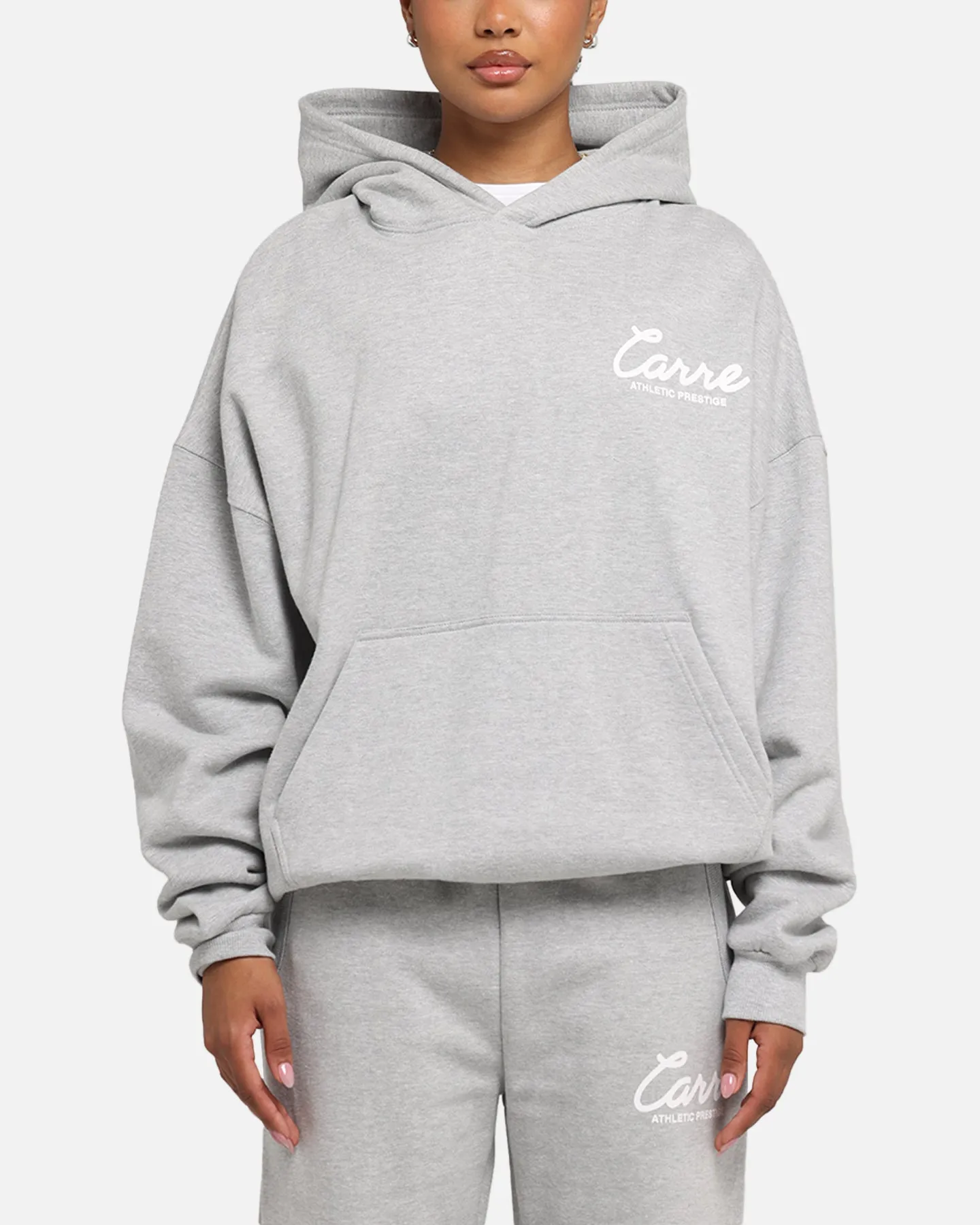 Carre Prestige Script Hoodie Grey Marle sold by Culture Kings product image thumbnail 2
