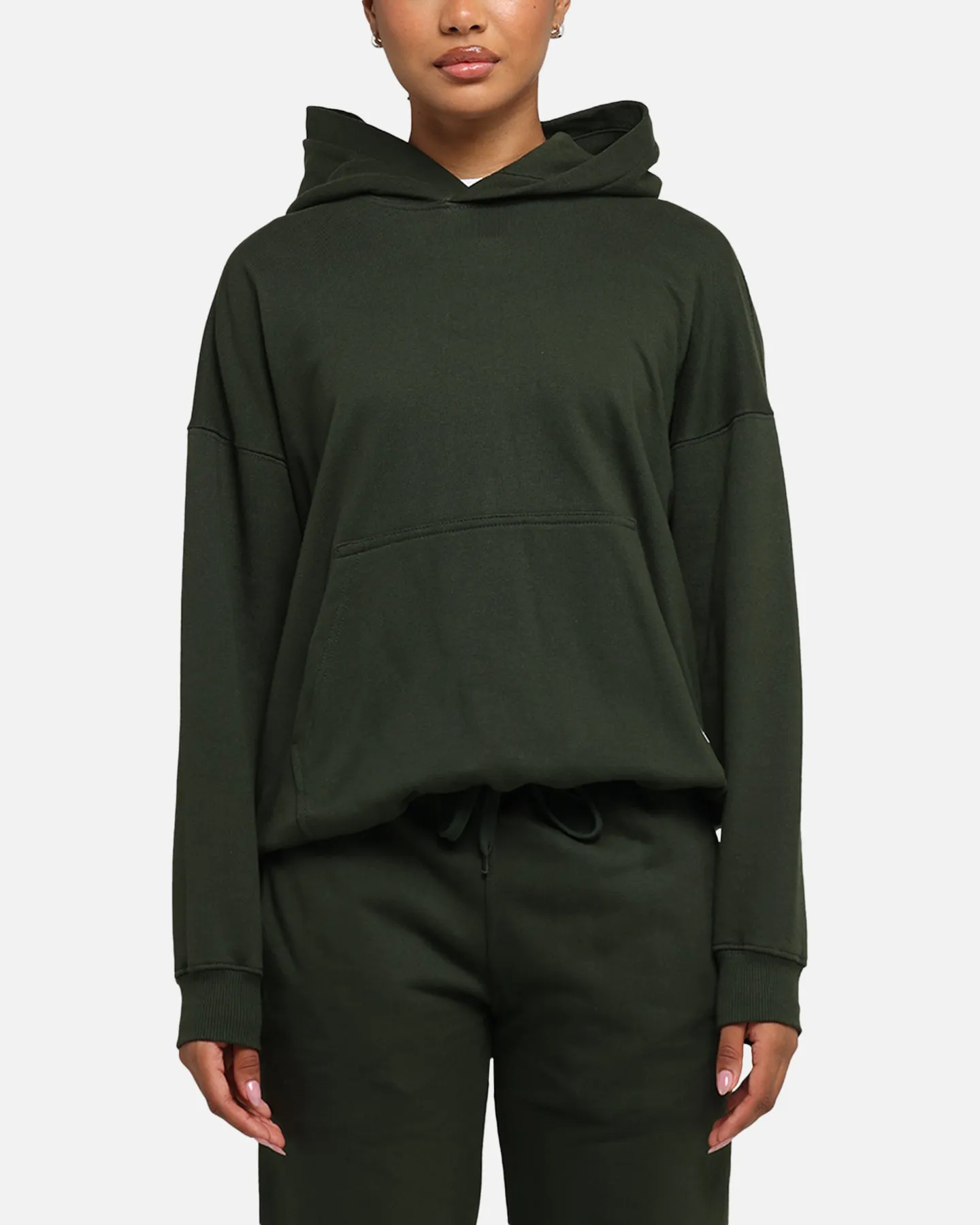Carré Blanc Oversized Hoodie Dark Green sold by Culture Kings