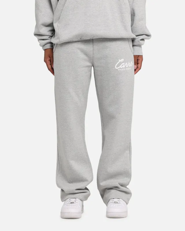 Carre Prestige Script Sweatpants Grey Marle sold by Culture Kings