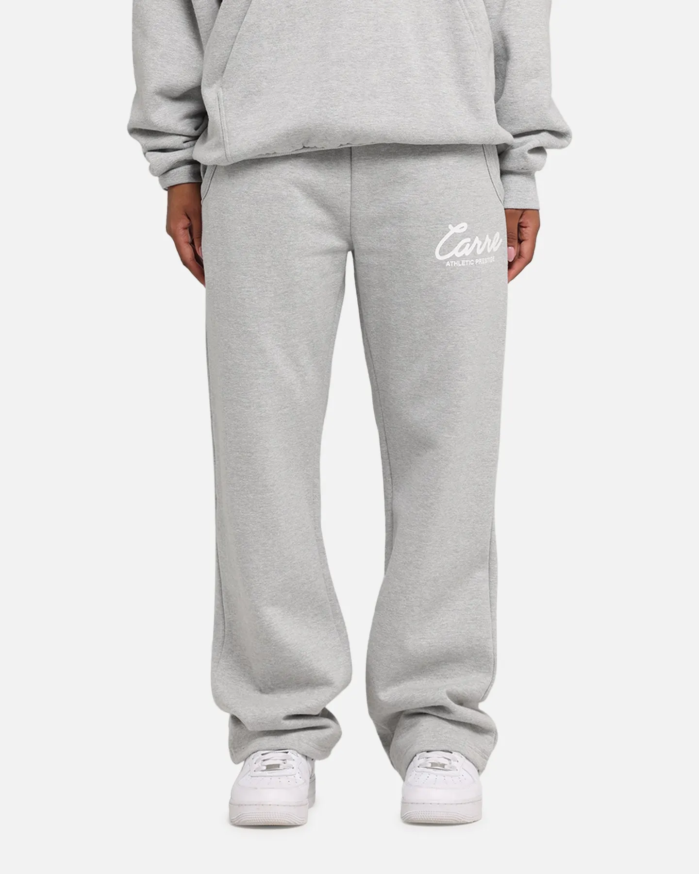 Carre Prestige Script Sweatpants Grey Marle sold by Culture Kings