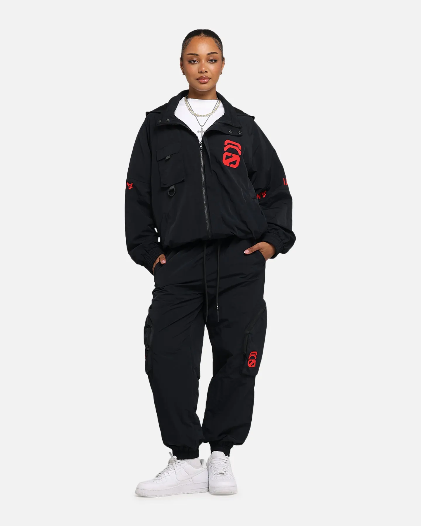 The Anti Order Faction Technical Windbreaker Jacket Black/Red sold by Culture Kings product image thumbnail 4