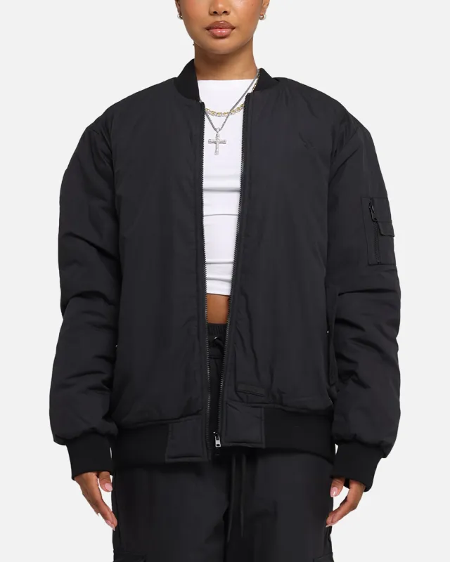 The Anti Order Anti Essential Oversized Bomber Jacket Black made by Culture Kings