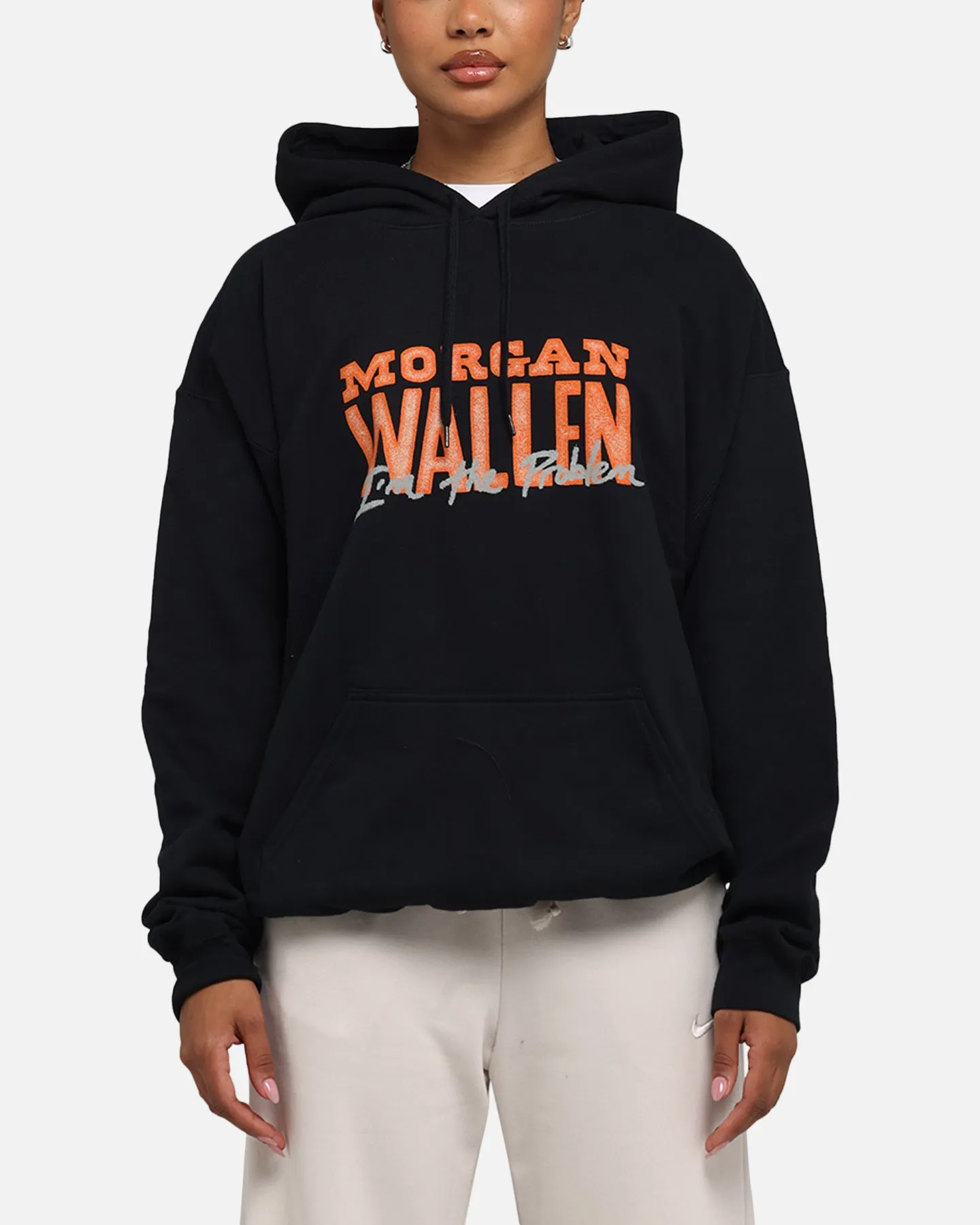 Morgan Wallen Morgan Tennessee Hoodie Washed Black sold by Culture Kings product image thumbnail 2