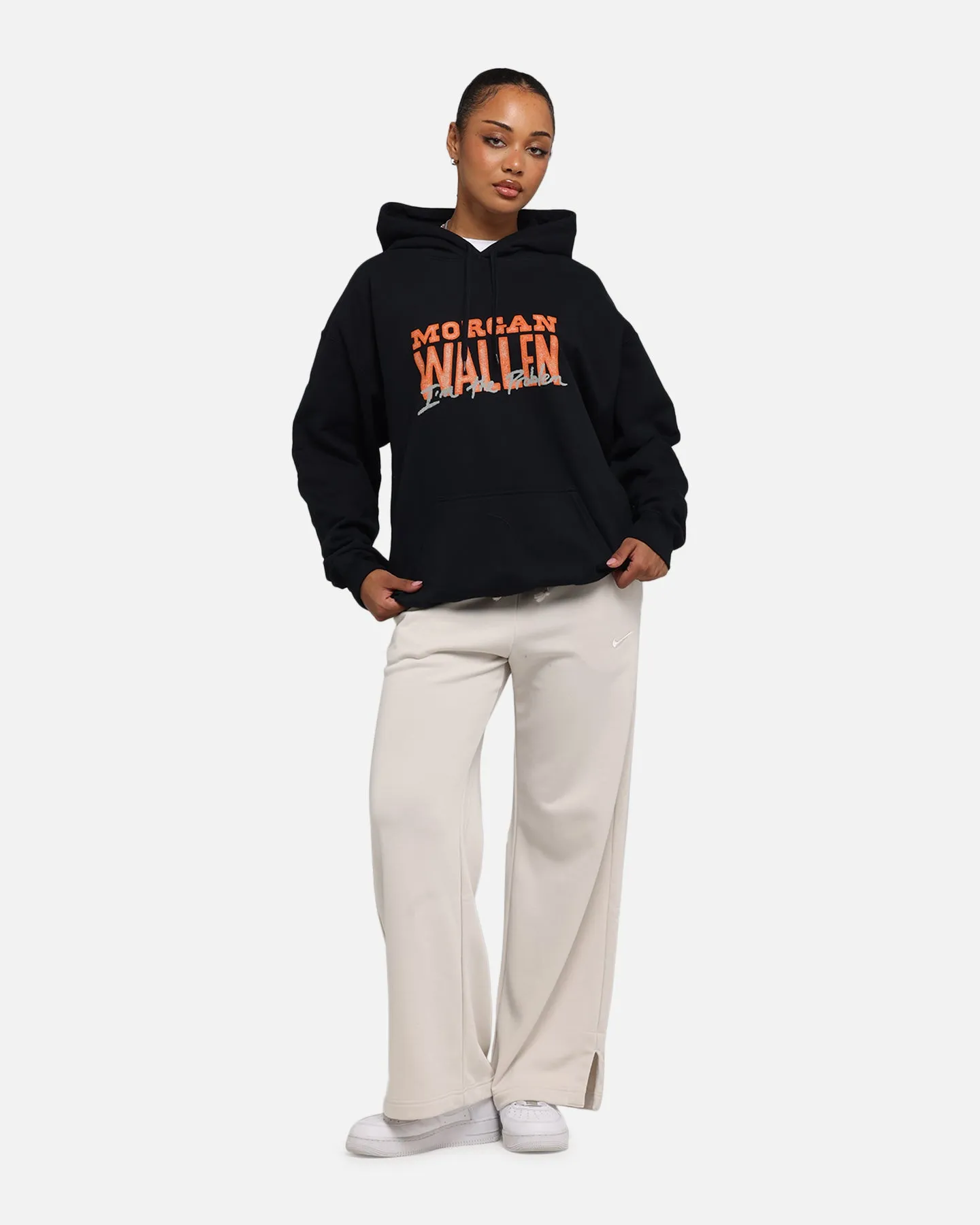 Morgan Wallen Morgan Tennessee Hoodie Washed Black sold by Culture Kings product image thumbnail 4