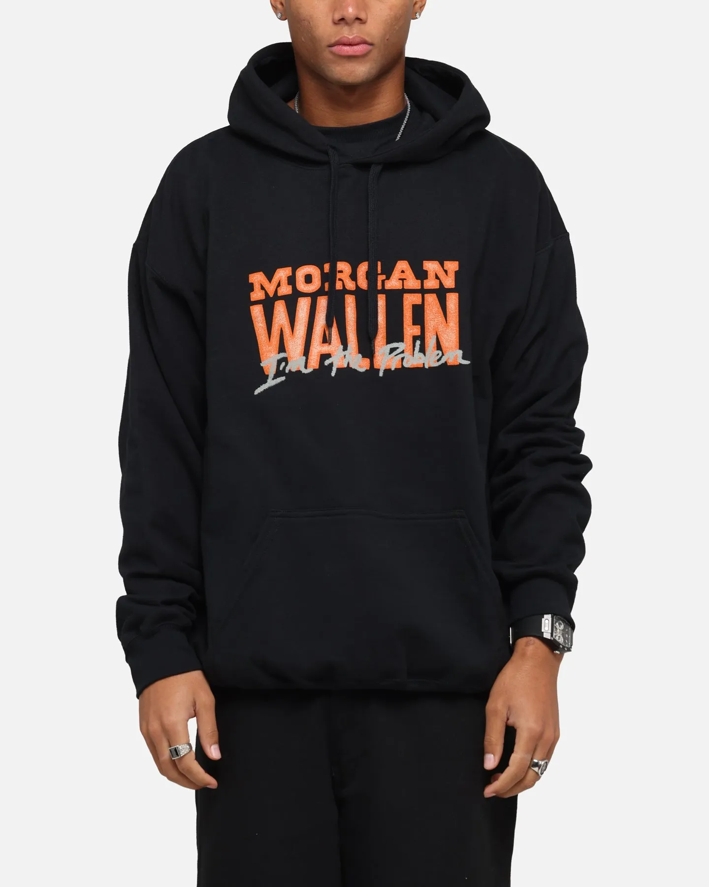 Morgan Wallen Morgan Tennessee Hoodie Washed Black sold by Culture Kings product image thumbnail 2