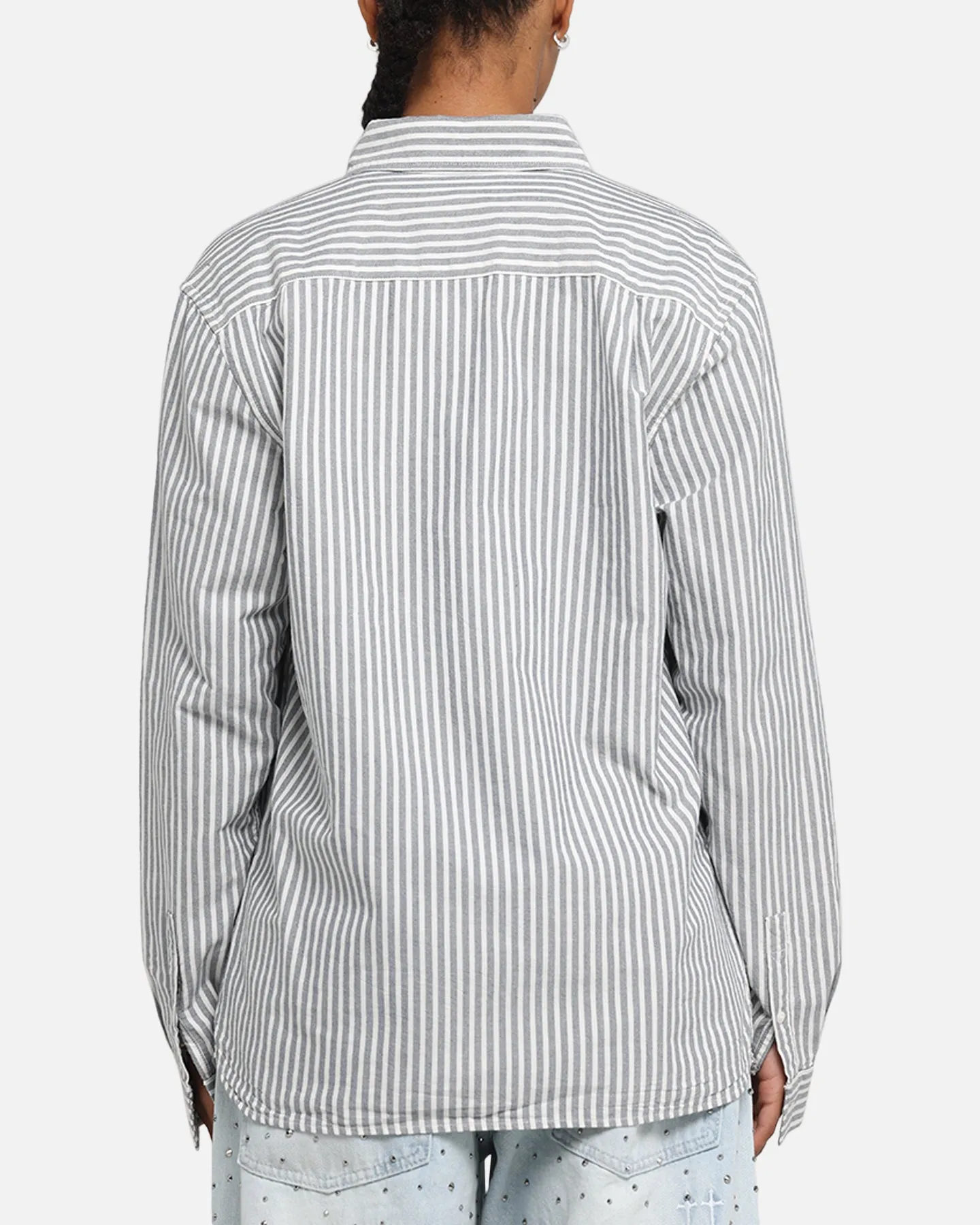 Fred Perry Stripe Oxford Shirt Blue sold by Culture Kings product image thumbnail 3