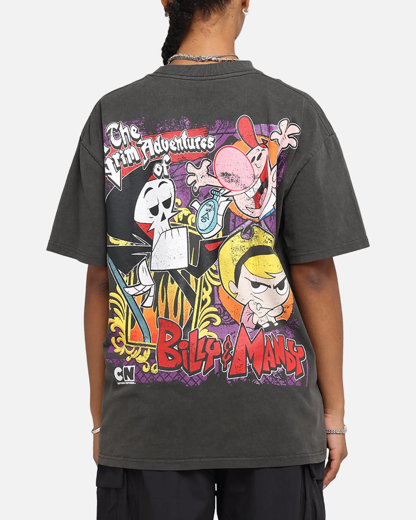 American Thrift X Cartoon Network Grim Adventures Heavy T-Shirt Black Wash sold by Culture Kings product image thumbnail 2