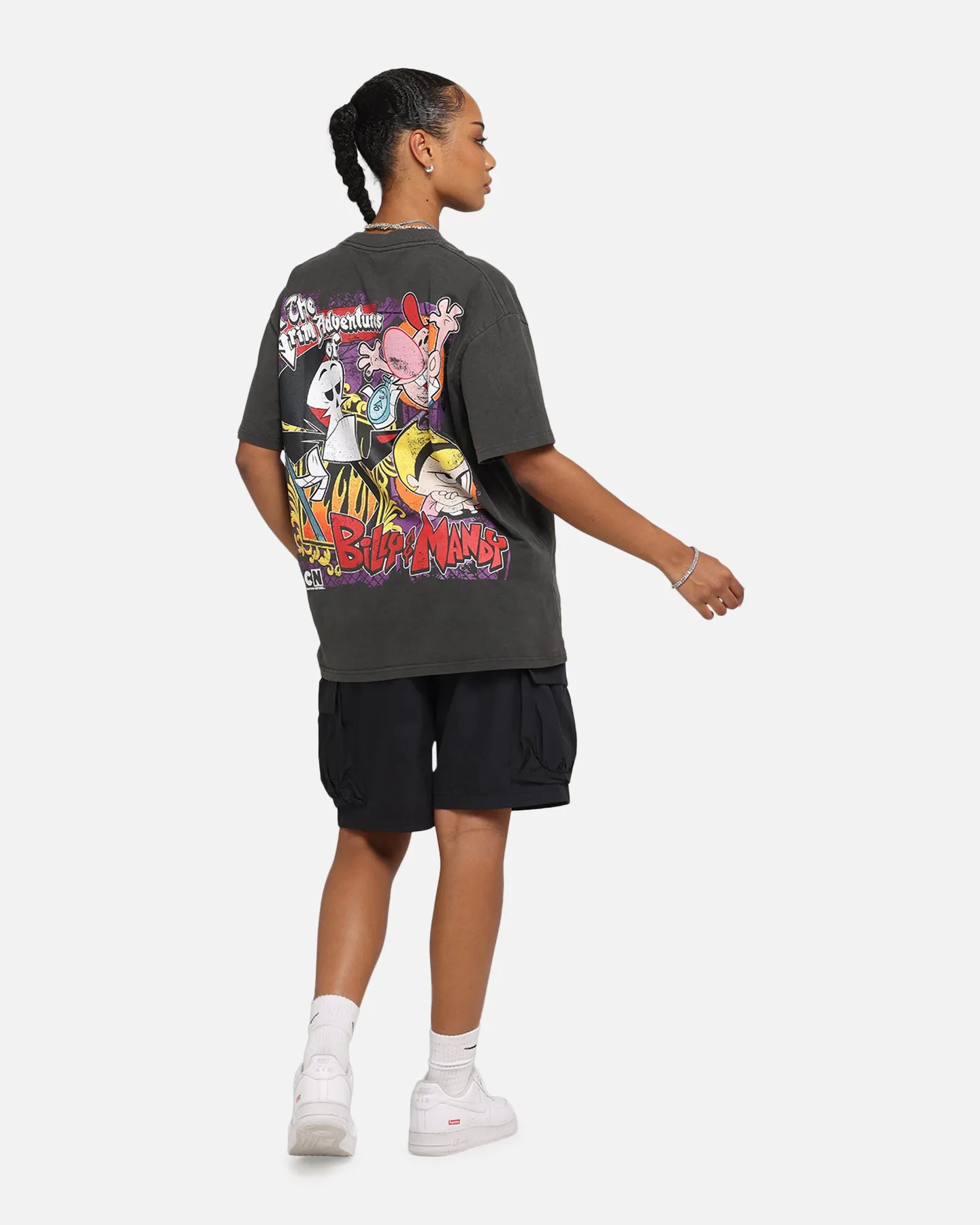 American Thrift X Cartoon Network Grim Adventures Heavy T-Shirt Black Wash sold by Culture Kings product image thumbnail 4