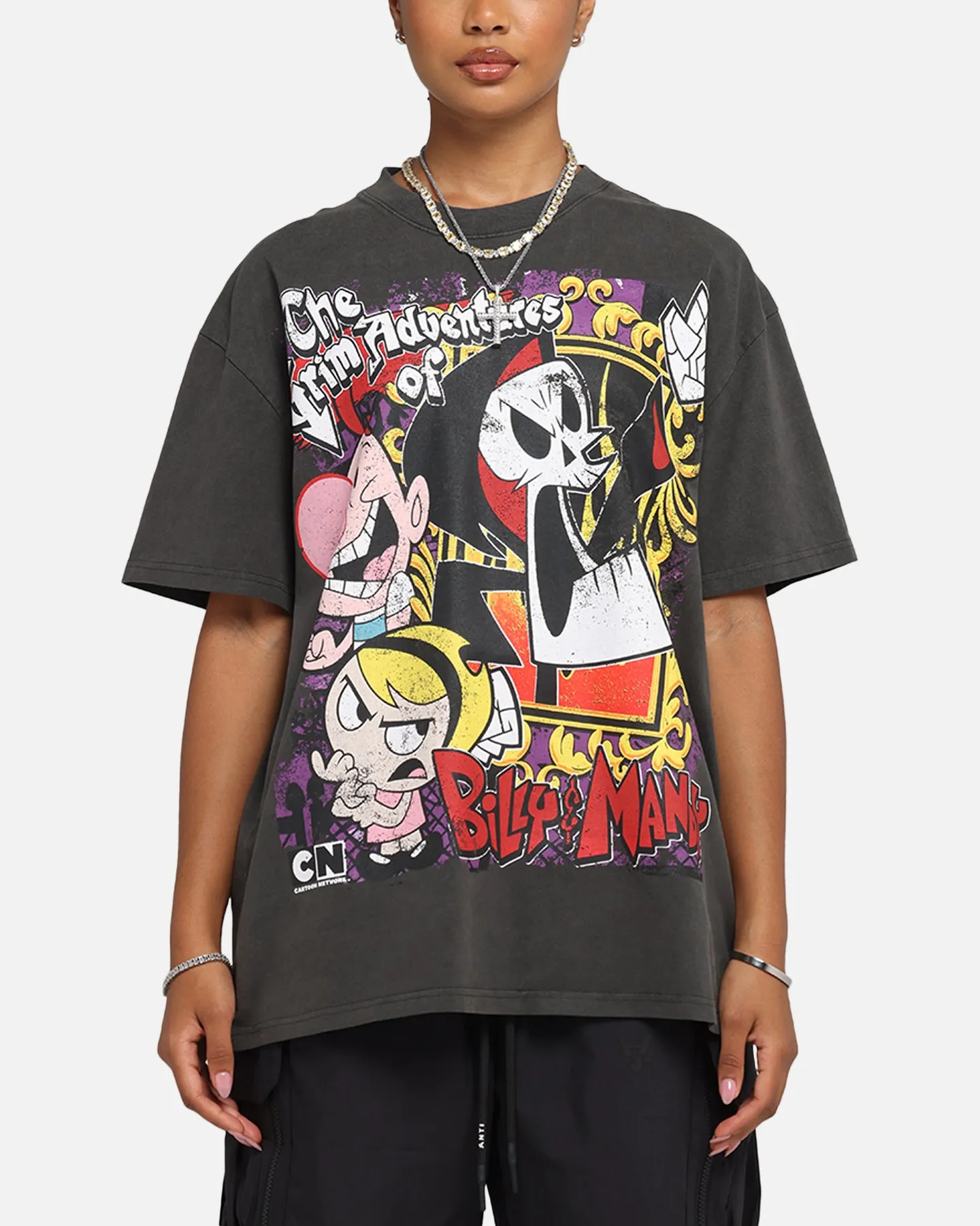 American Thrift X Cartoon Network Grim Adventures Heavy T-Shirt Black Wash sold by Culture Kings