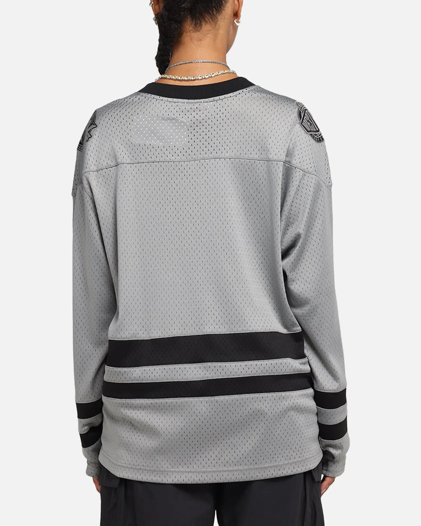 Mitchell & Ness Chicago Bulls Chrome Jersey Gunmetal Grey sold by Culture Kings product image thumbnail 3