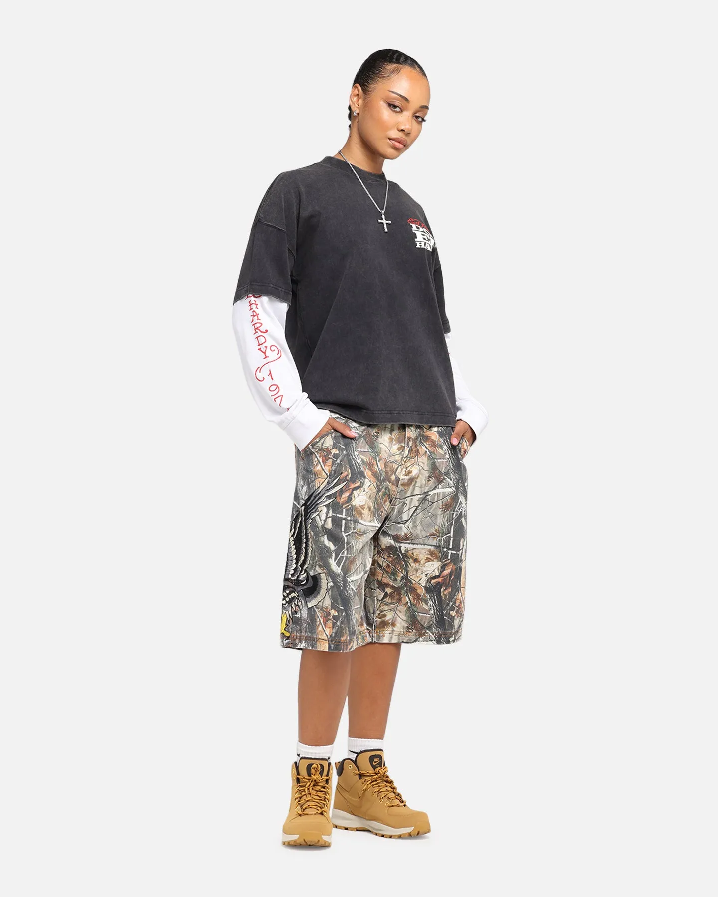 Ed Hardy Eagle Jorts Real Tree Camo sold by Culture Kings product image thumbnail 2