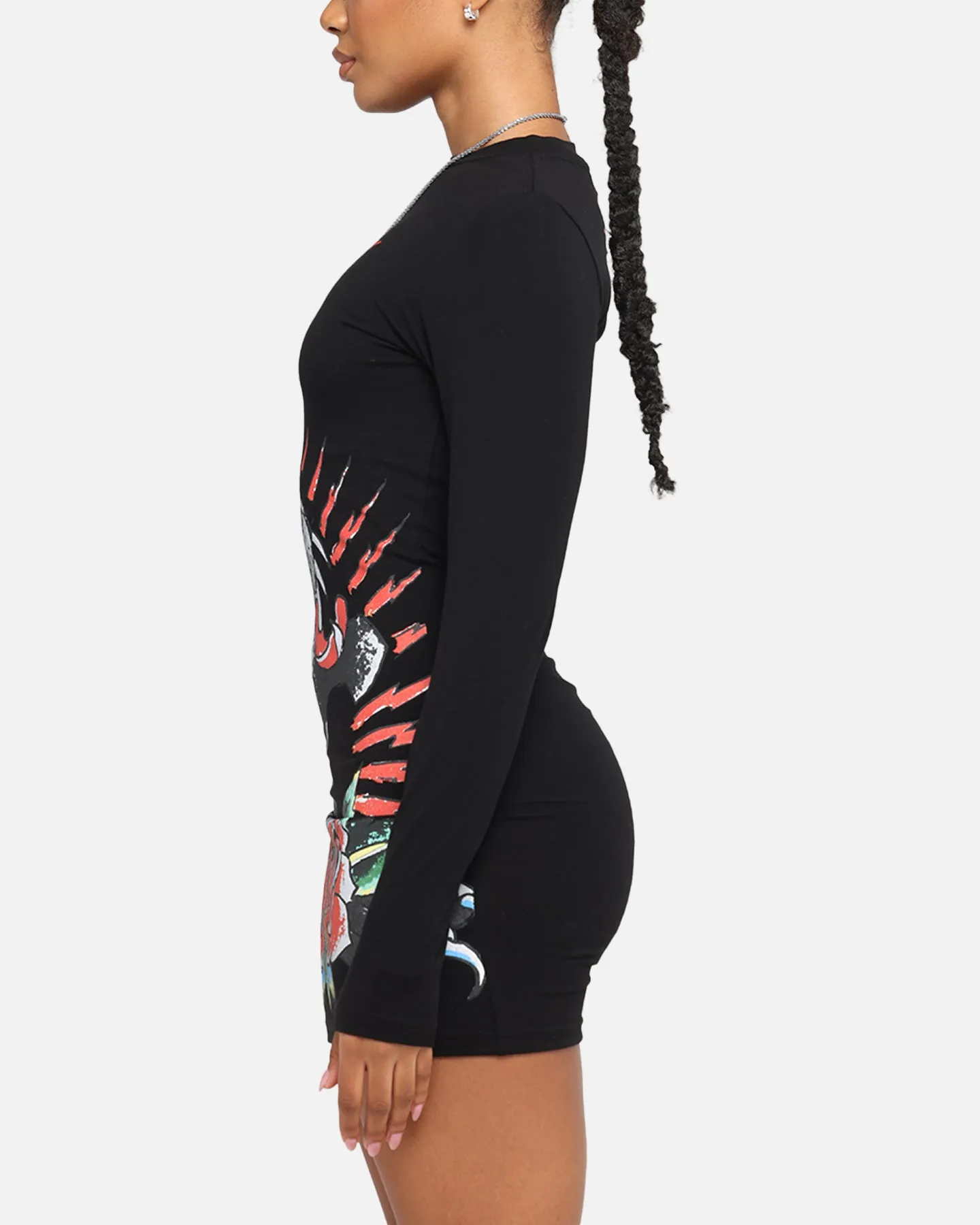Ed Hardy Women's Panther Long Sleeve Dress Black sold by Culture Kings product image thumbnail 5