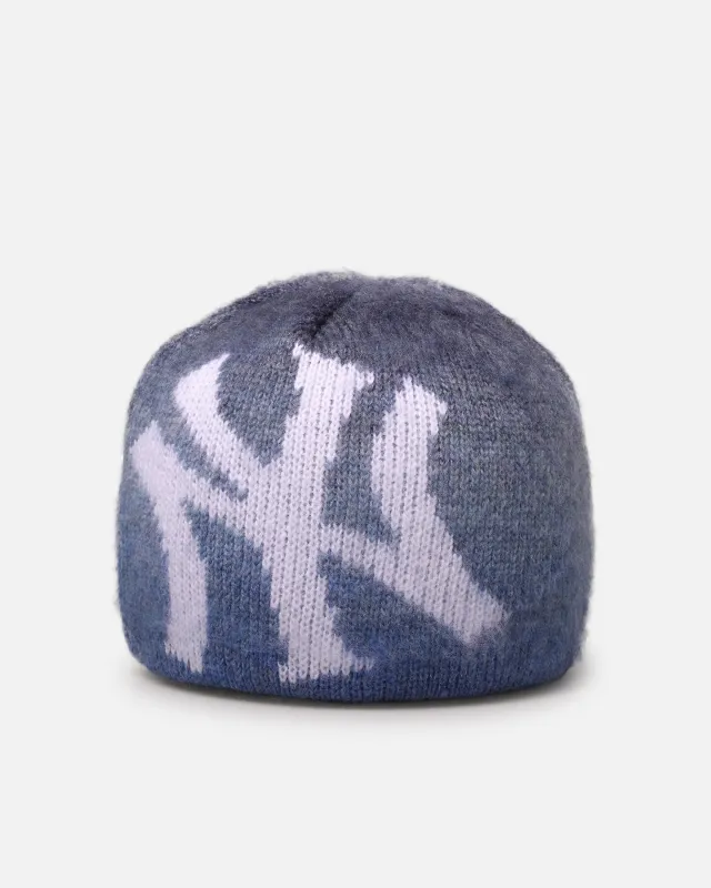 New Era New York Yankees Knitted Skully Beanie Open Blue sold by Culture Kings