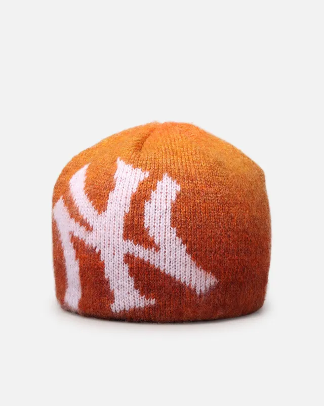 New Era New York Yankees Knitted Skully Beanie Orange sold by Culture Kings