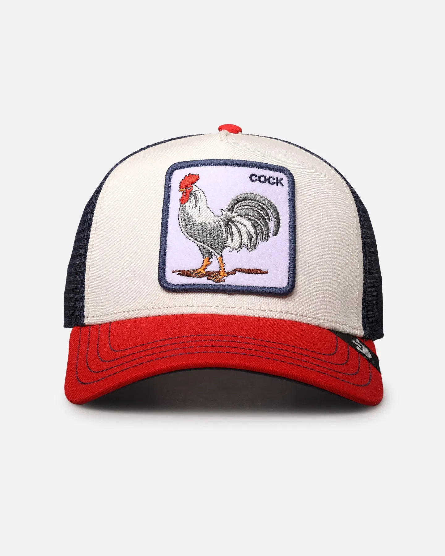 Goorin Bros Team Rooster Trucker Snapback White/Red sold by Culture Kings