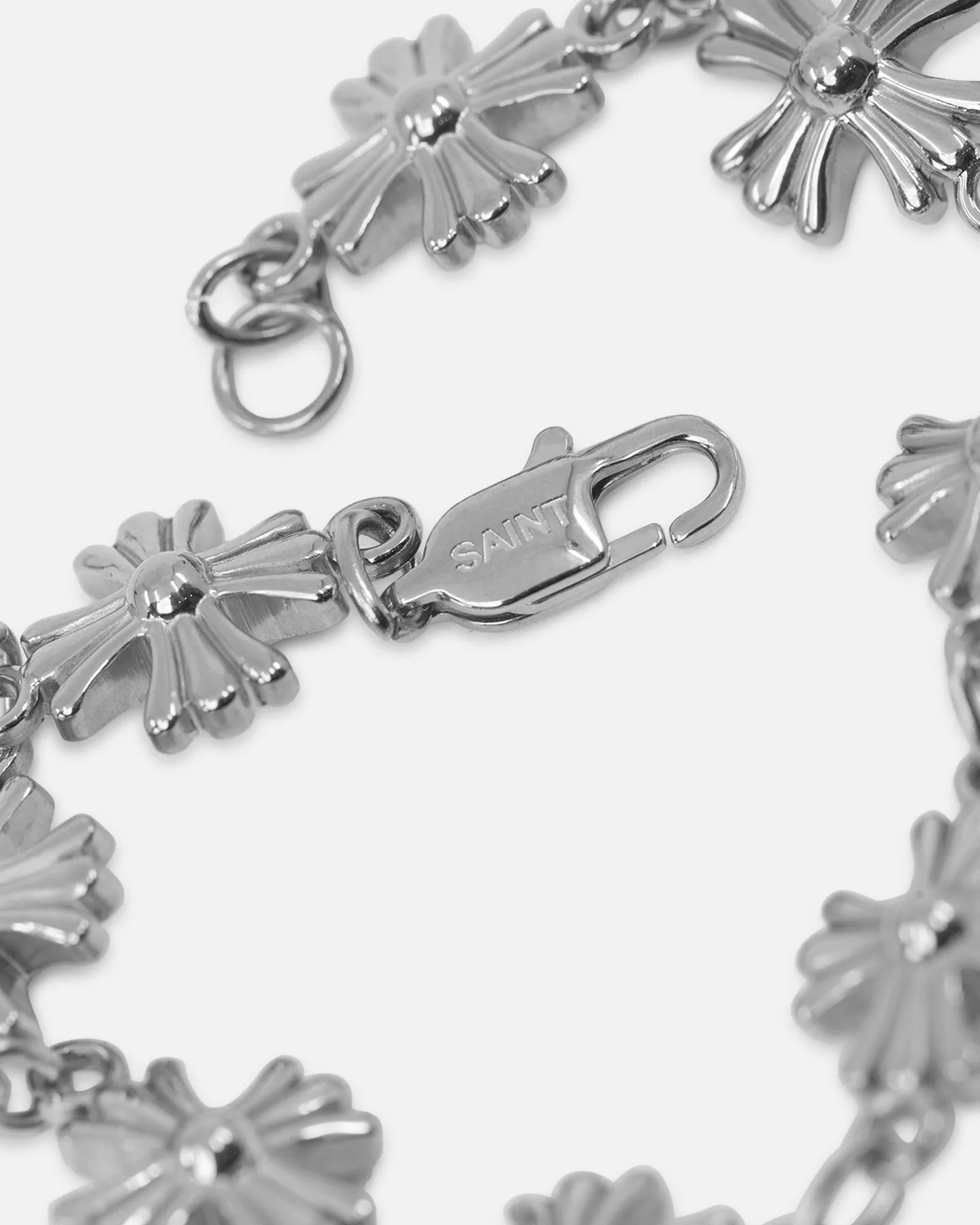 Saint Morta Chrome Cross Bracelet White Gold sold by Culture Kings product image thumbnail 5