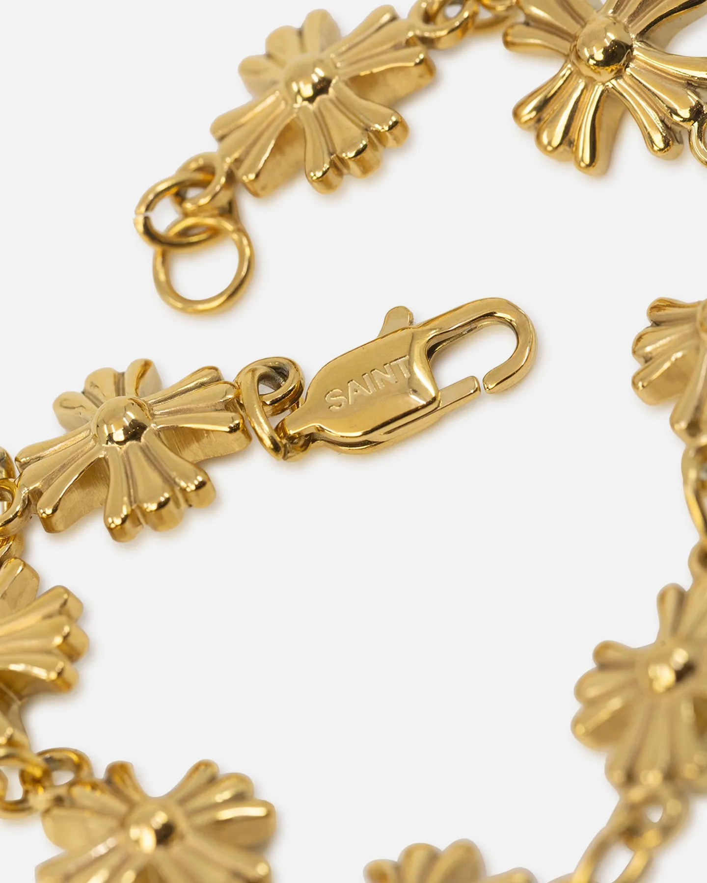 Saint Morta Chrome Cross Bracelet Gold sold by Culture Kings product image thumbnail 5