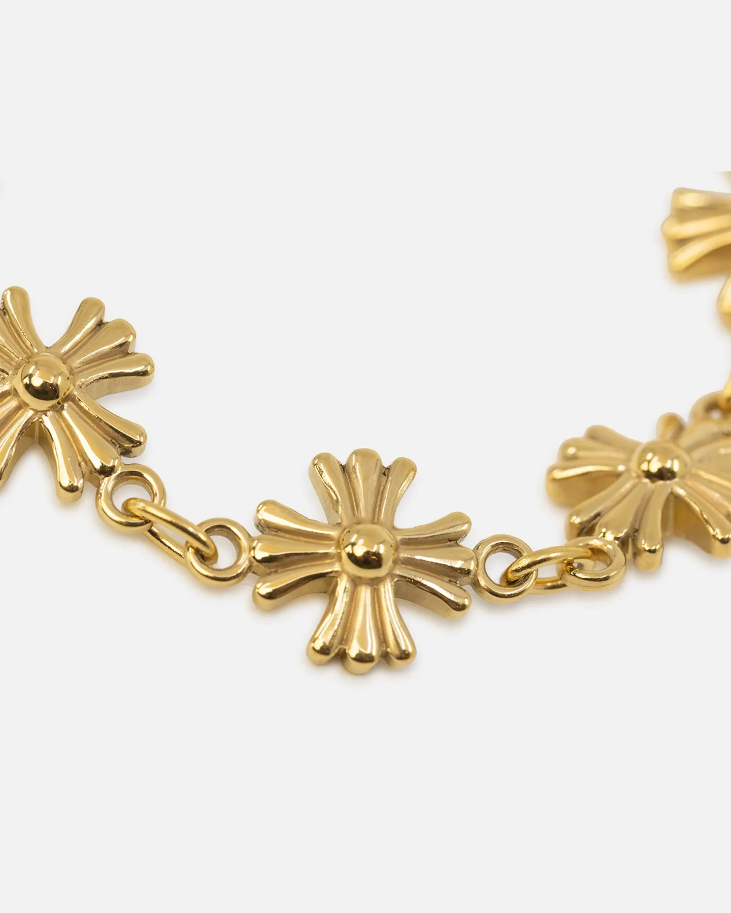 Saint Morta Chrome Cross Bracelet Gold sold by Culture Kings product image thumbnail 2