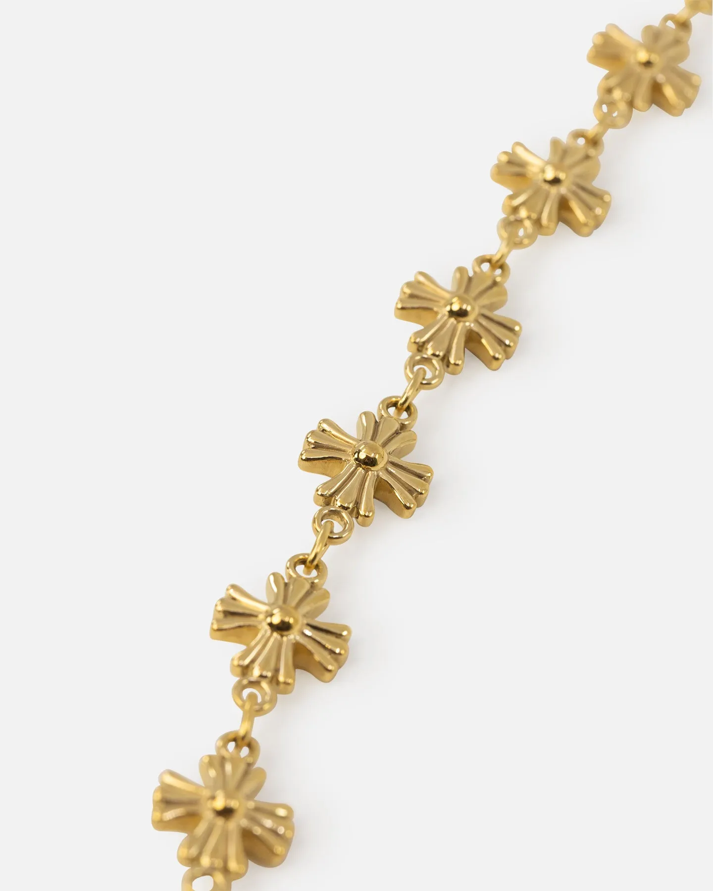 Saint Morta Chrome Cross Chain Necklace Gold sold by Culture Kings product image thumbnail 3