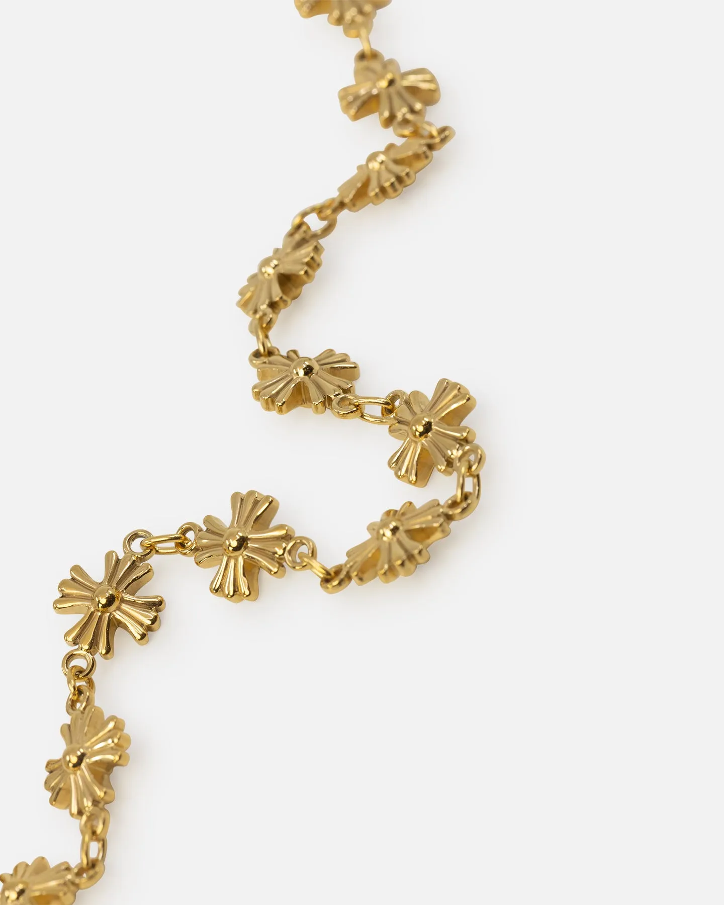 Saint Morta Chrome Cross Chain Necklace Gold sold by Culture Kings product image thumbnail 2