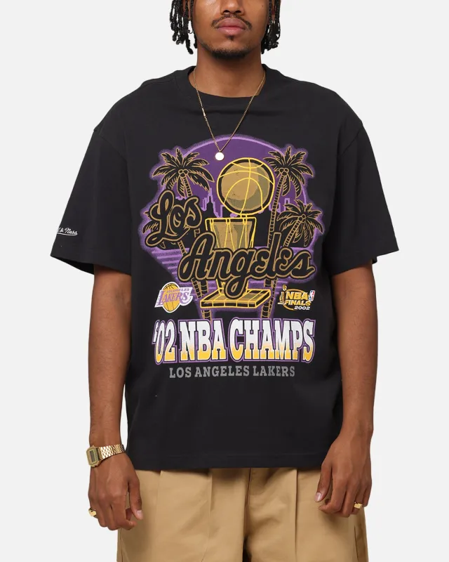 Mitchell & Ness Los Angeles Lakers '02 NBA Champs T-Shirt Faded Black sold by Culture Kings