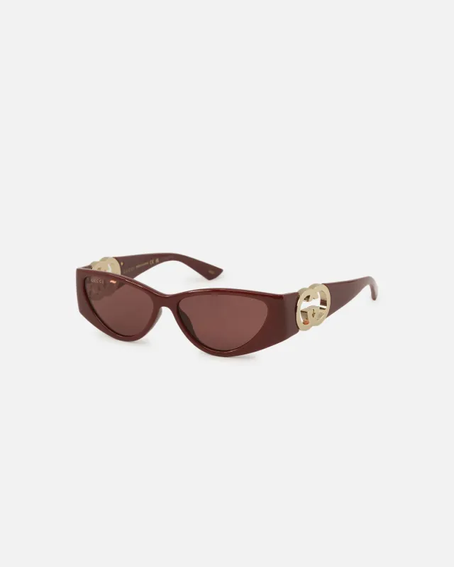 Gucci GG1824S003 Sunglasses Burgundy sold by Culture Kings