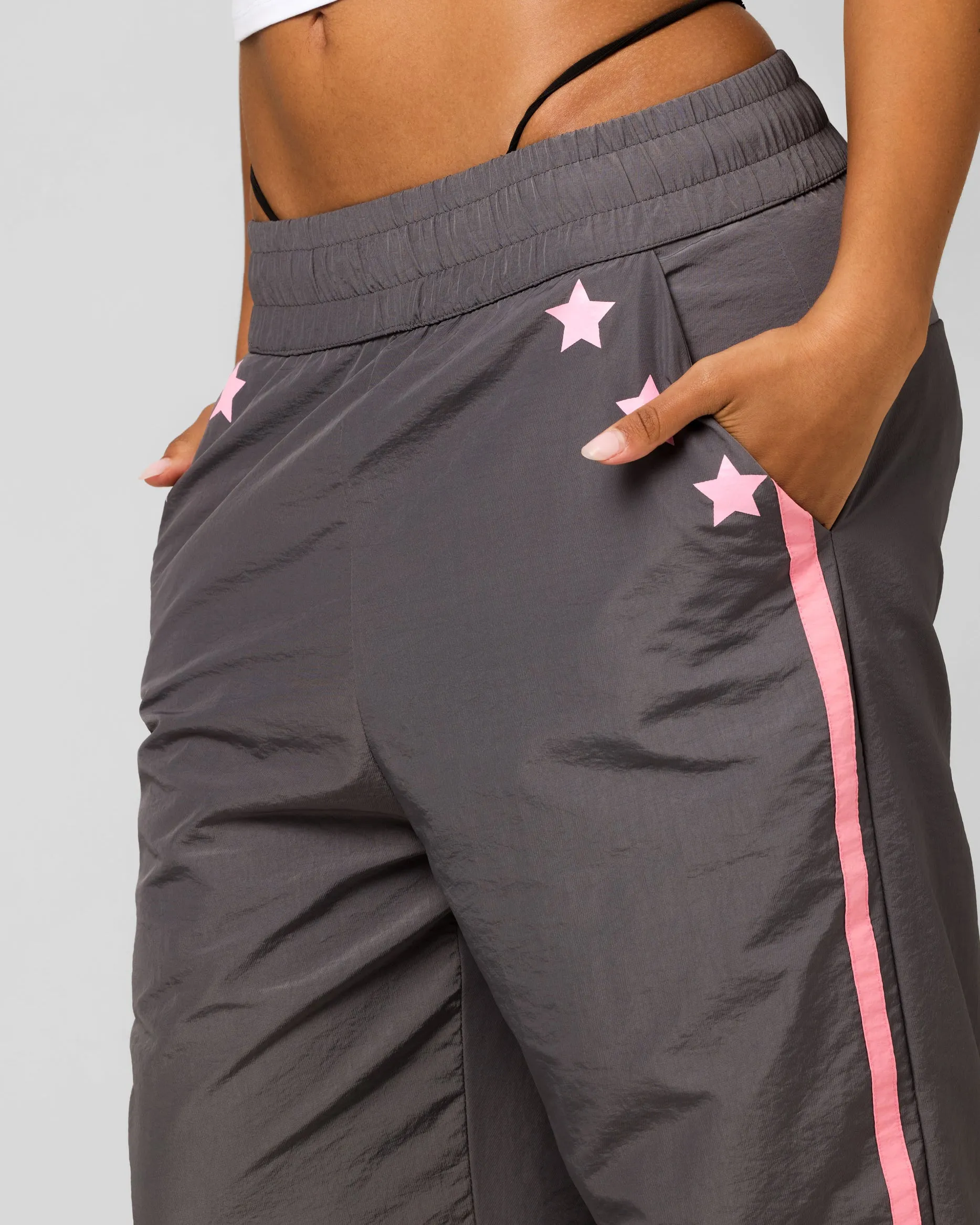 Ed Hardy Women's Nylon Sports Pant Grey/Pink sold by Culture Kings product image thumbnail 3
