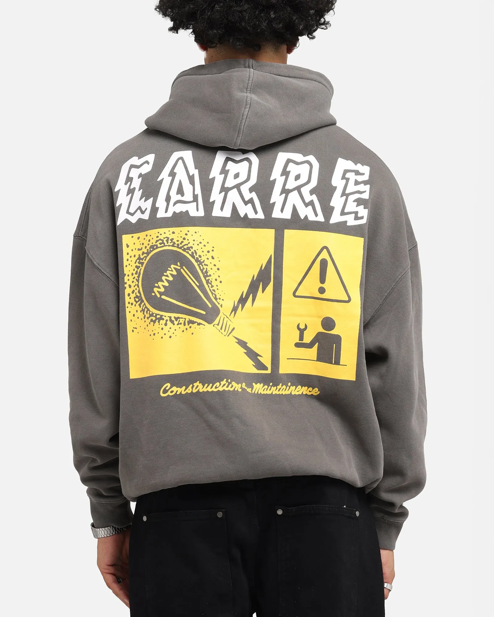 Carre Construction Hoodie Washed Charcoal sold by Culture Kings