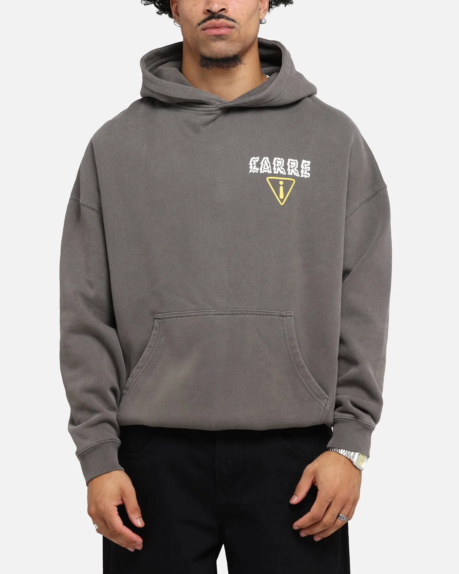 Carre Construction Hoodie Washed Charcoal sold by Culture Kings product image thumbnail 2