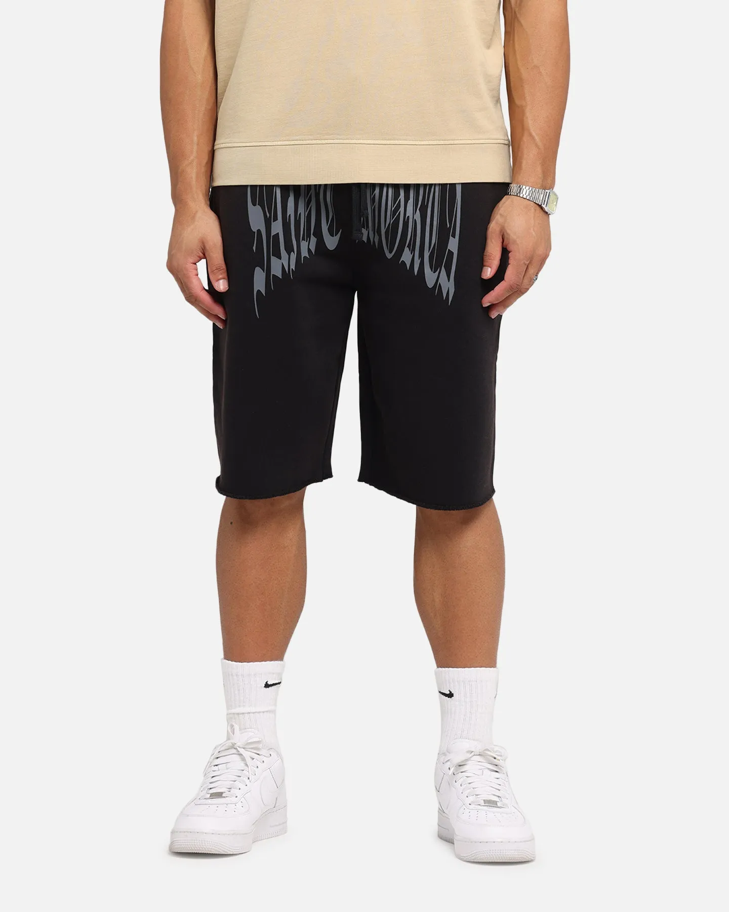 Saint Morta Vill Park Sweat Shorts Vintage Black sold by Culture Kings