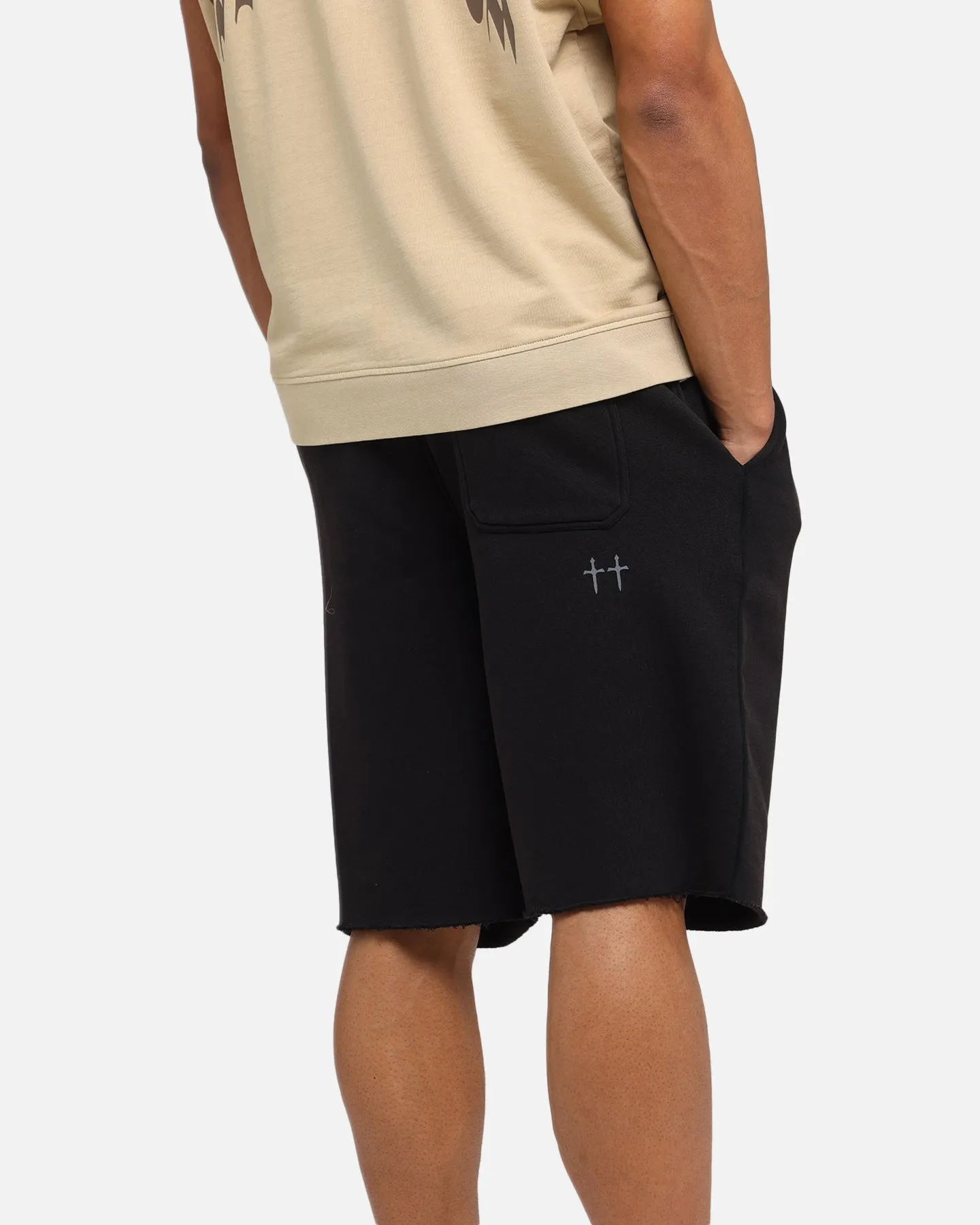 Saint Morta Vill Park Sweat Shorts Vintage Black sold by Culture Kings product image thumbnail 4