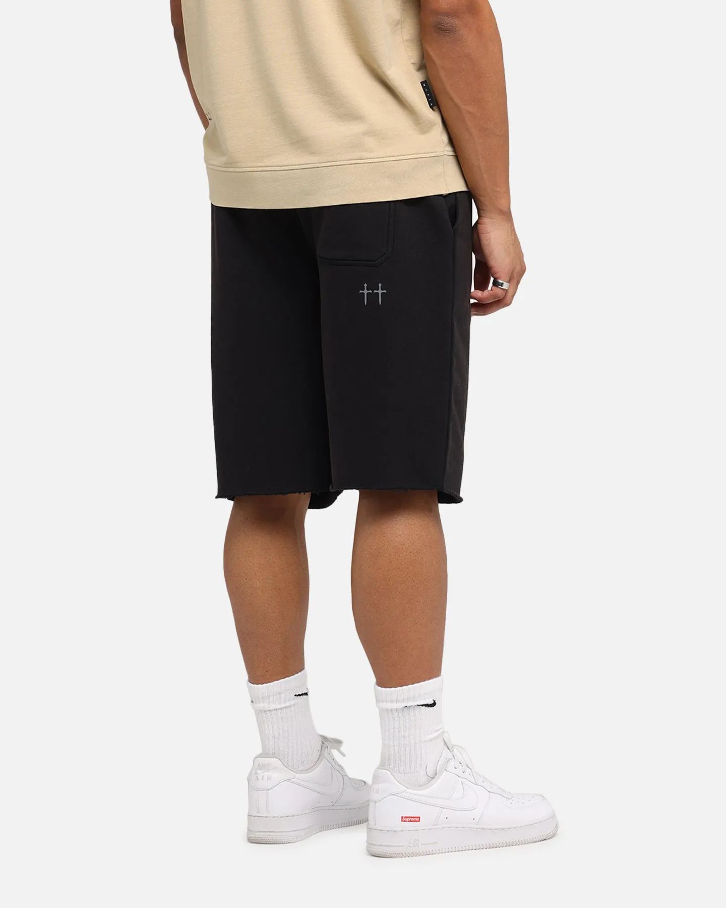 Saint Morta Vill Park Sweat Shorts Vintage Black sold by Culture Kings product image thumbnail 5