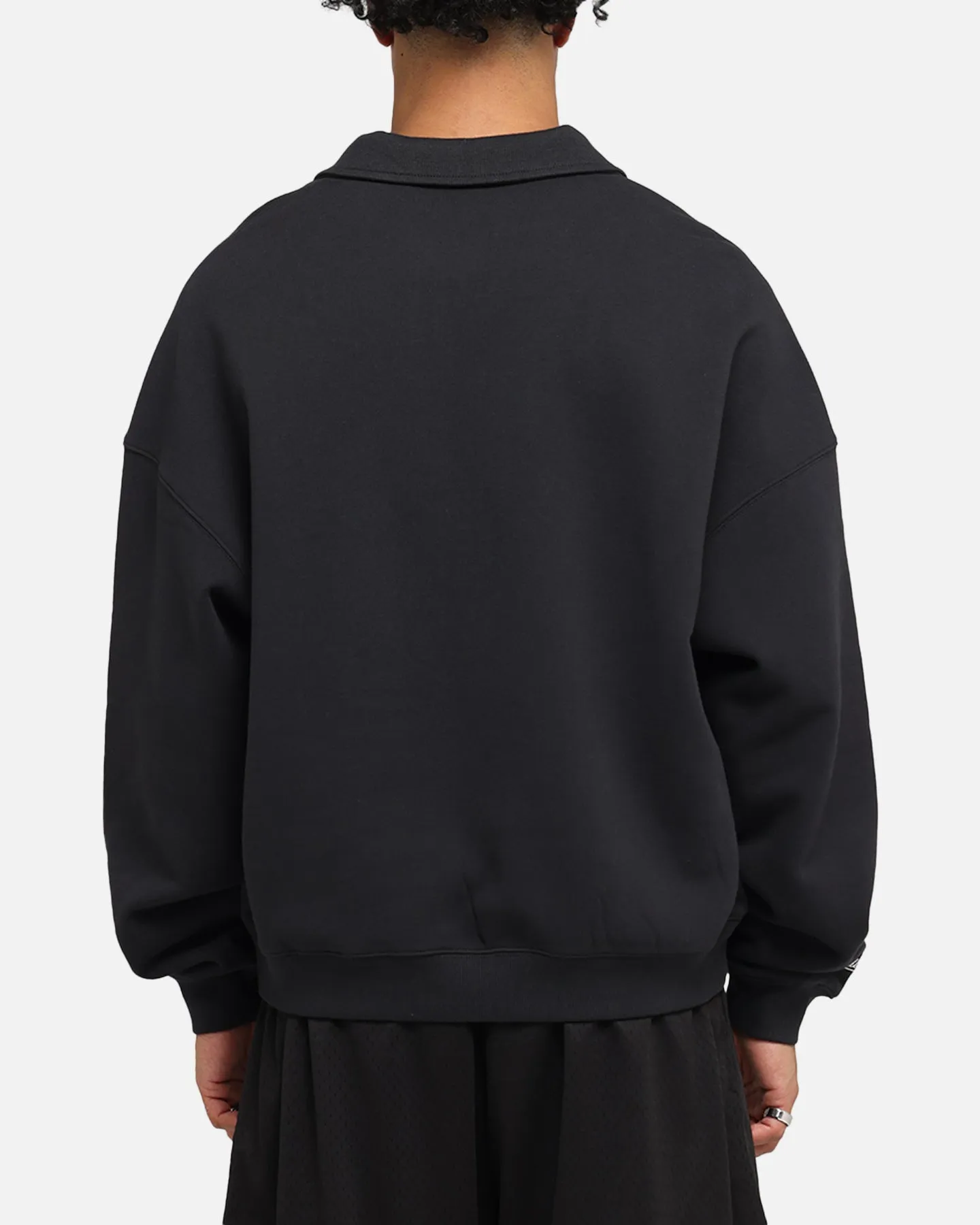 Mitchell & Ness New York Knicks Boxy Quarter Zip Crewneck Faded Black sold by Culture Kings product image thumbnail 3