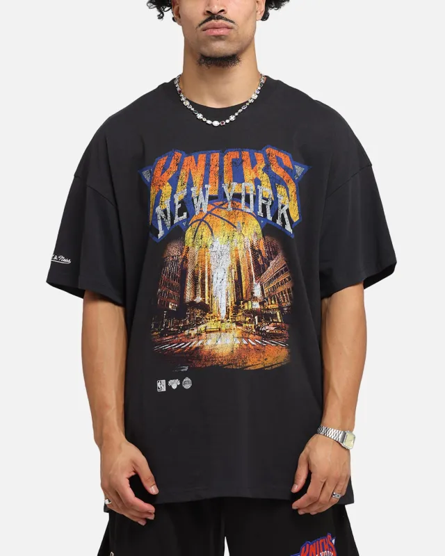 Mitchell & Ness New York Knicks The Garden T-Shirt Faded Black sold by Culture Kings