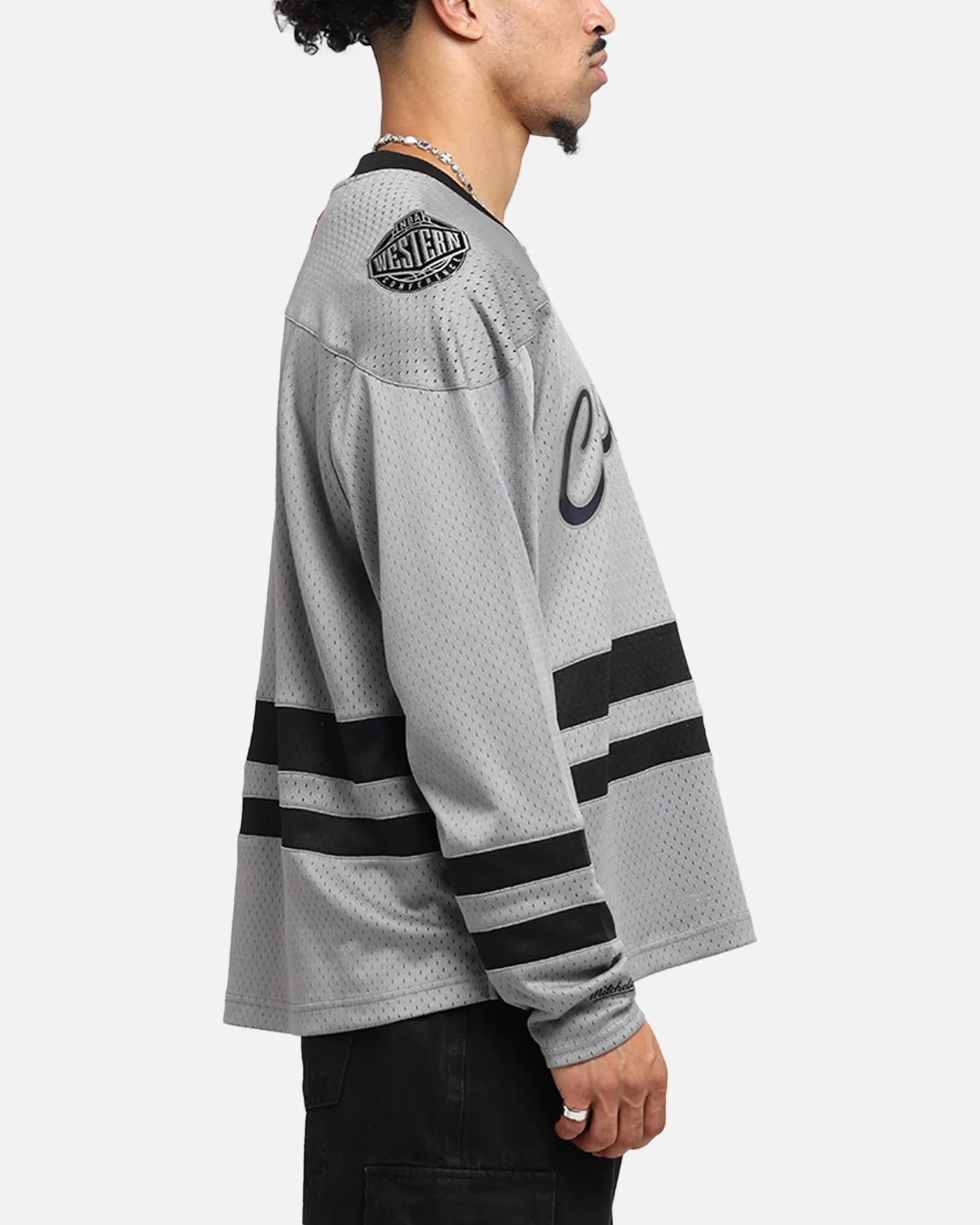 Mitchell & Ness Chicago Bulls Chrome Jersey Gunmetal Grey sold by Culture Kings product image thumbnail 4