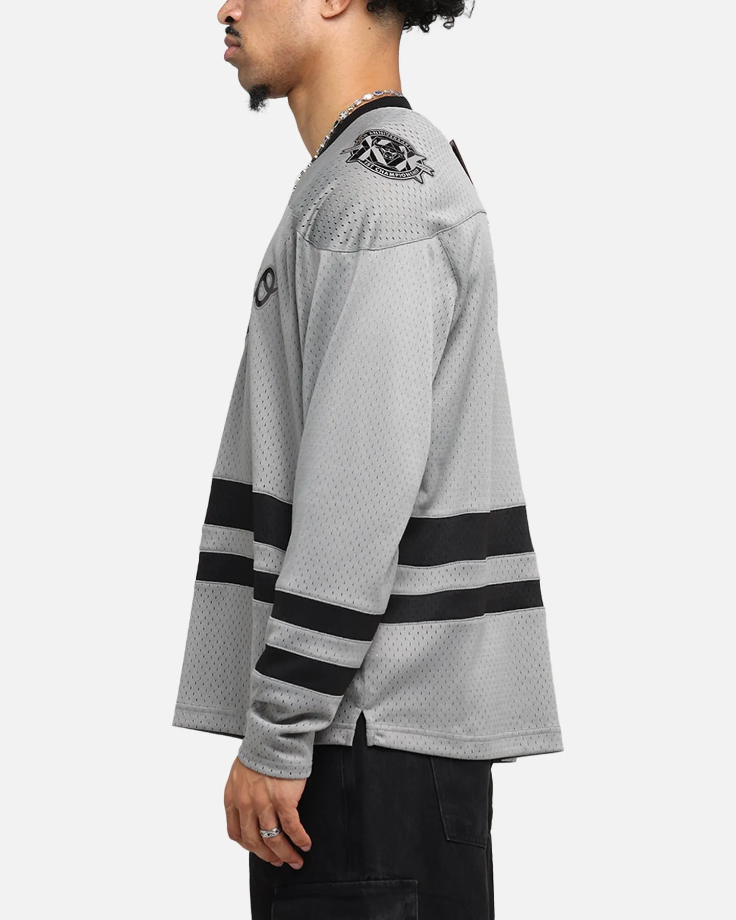 Mitchell & Ness Chicago Bulls Chrome Jersey Gunmetal Grey sold by Culture Kings product image thumbnail 5