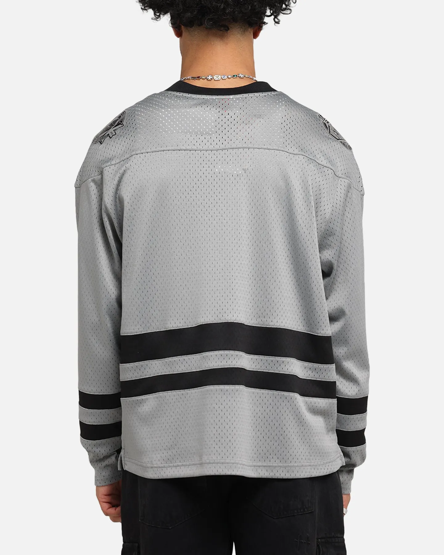 Mitchell & Ness Chicago Bulls Chrome Jersey Gunmetal Grey sold by Culture Kings product image thumbnail 3