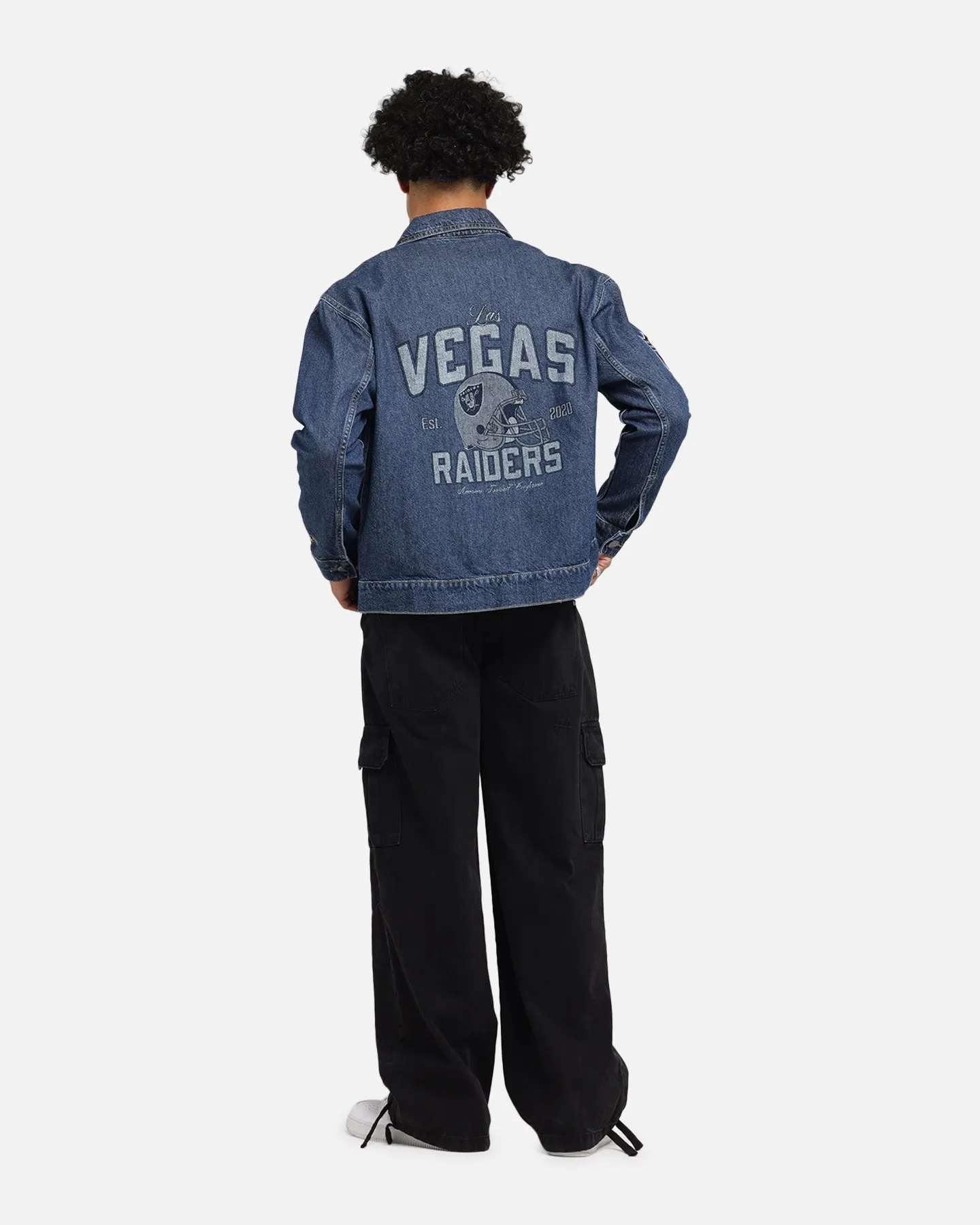 New Era Las Vegas Raiders NFL Denim Jacket Dark Blue sold by Culture Kings product image thumbnail 3
