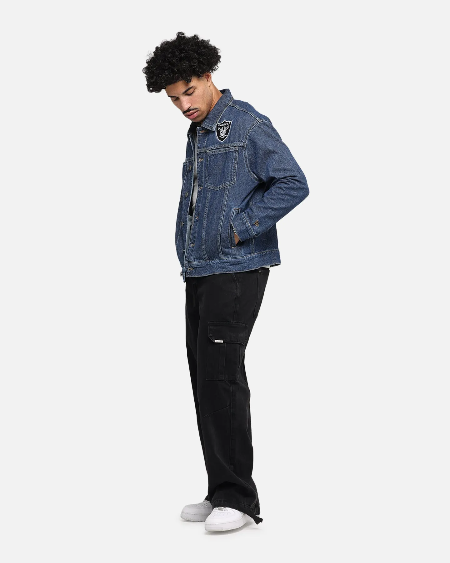 New Era Las Vegas Raiders NFL Denim Jacket Dark Blue sold by Culture Kings product image thumbnail 4