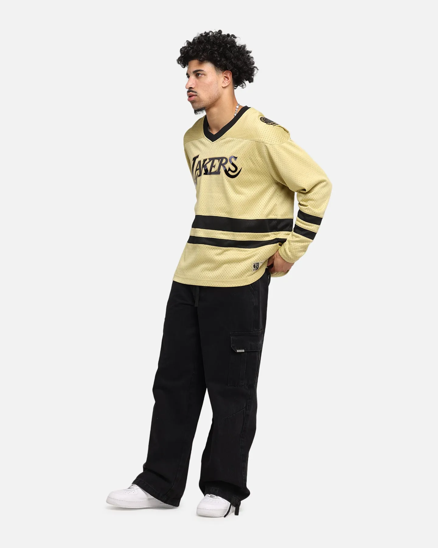 Mitchell & Ness Los Angeles Lakers Chrome Jersey Khaki sold by Culture Kings product image thumbnail 2