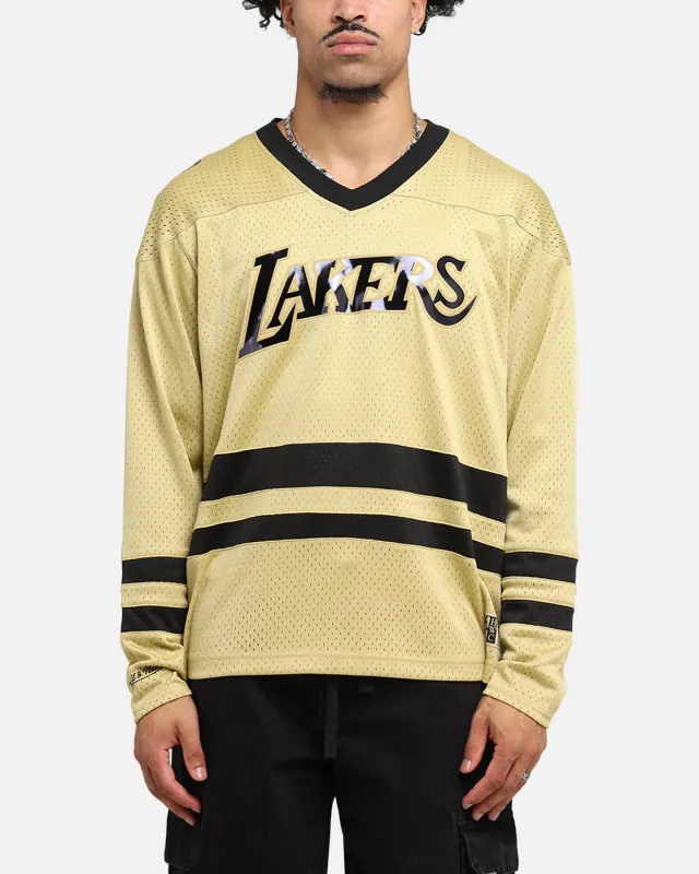Mitchell & Ness Los Angeles Lakers Chrome Jersey Khaki sold by Culture Kings