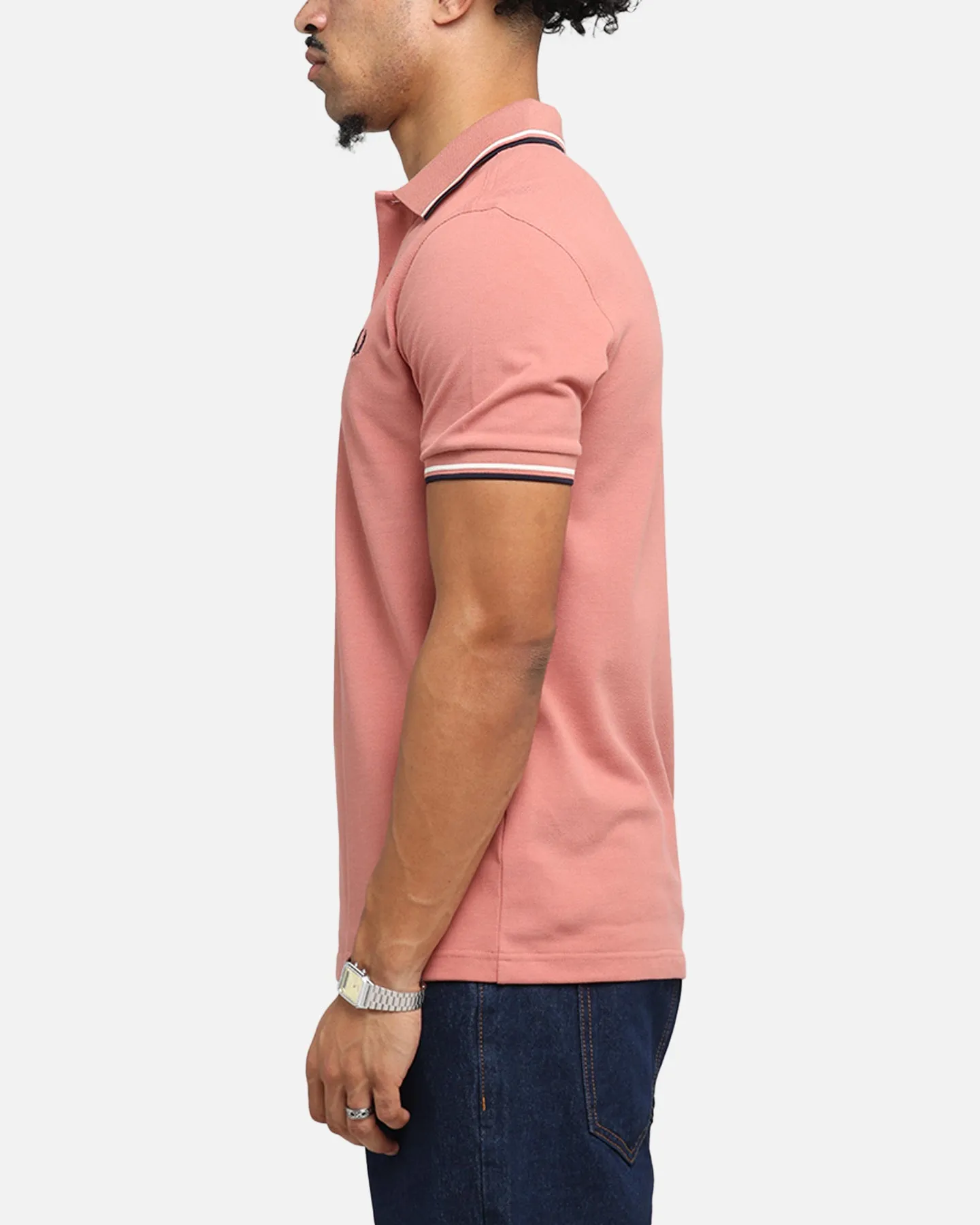 Fred Perry Twin Tipped Polo Shirt Pink sold by Culture Kings product image thumbnail 5