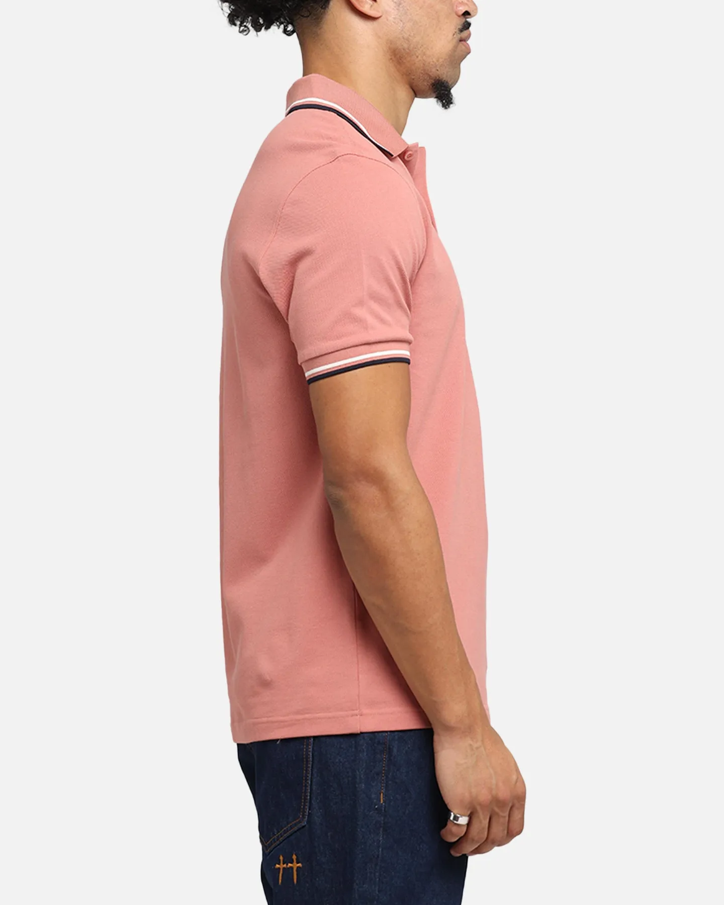 Fred Perry Twin Tipped Polo Shirt Pink sold by Culture Kings product image thumbnail 4
