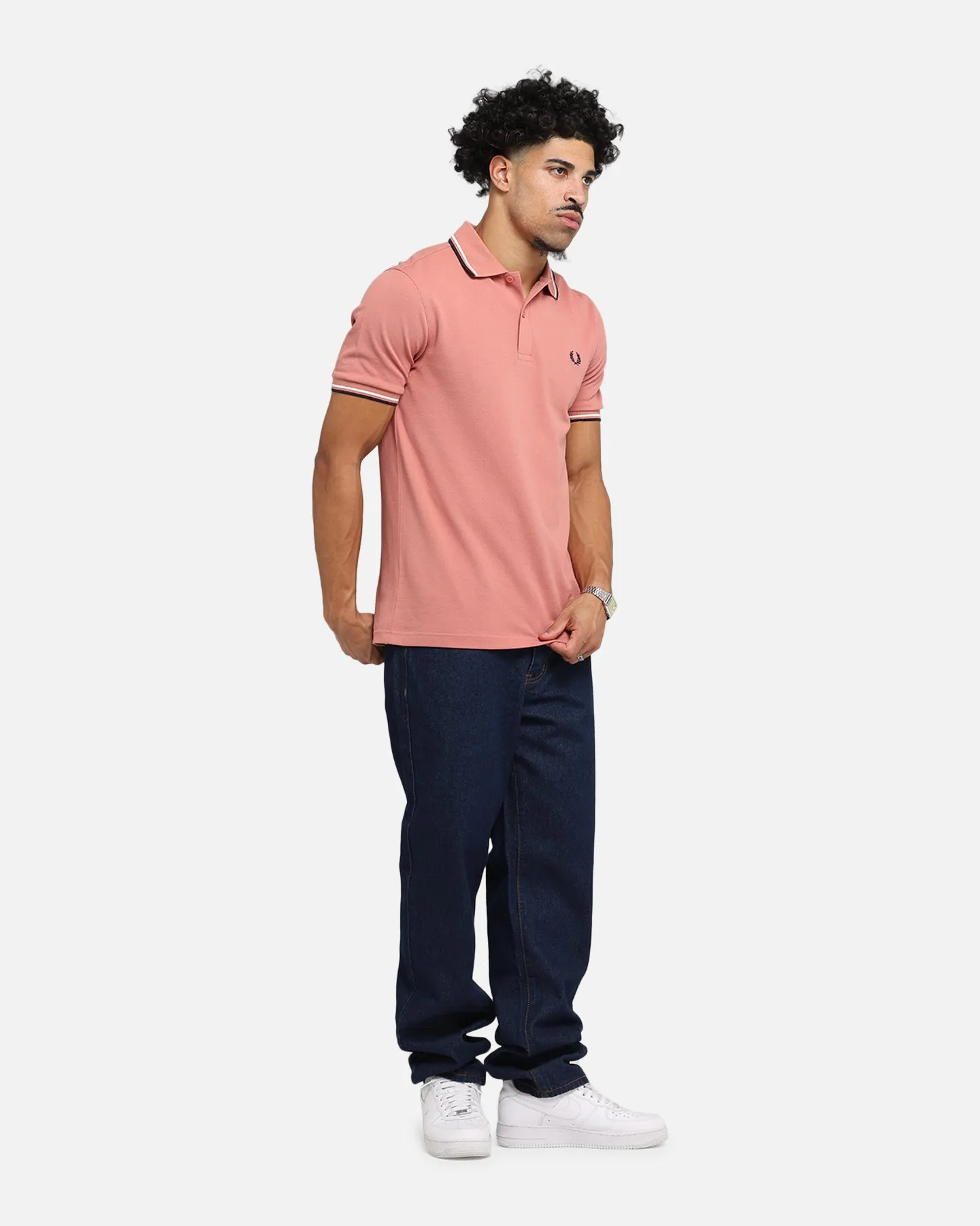 Fred Perry Twin Tipped Polo Shirt Pink sold by Culture Kings product image thumbnail 2