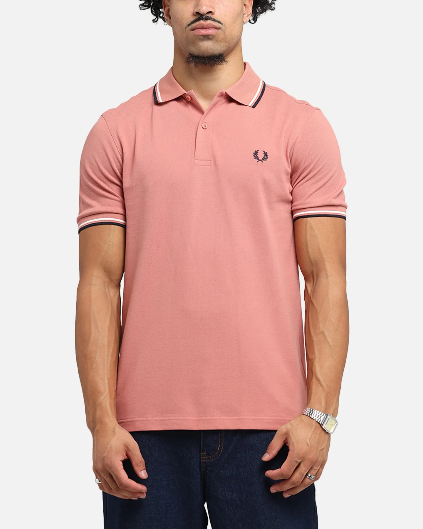 Fred Perry Twin Tipped Polo Shirt Pink sold by Culture Kings