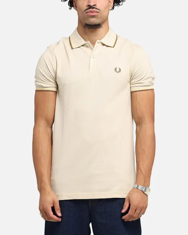 Fred Perry Twin Tipped Polo Shirt Oat sold by Culture Kings