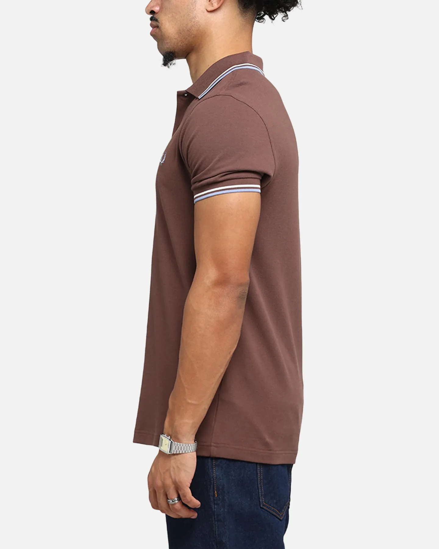 Fred Perry Twin Tipped Polo Shirt Brick sold by Culture Kings product image thumbnail 5