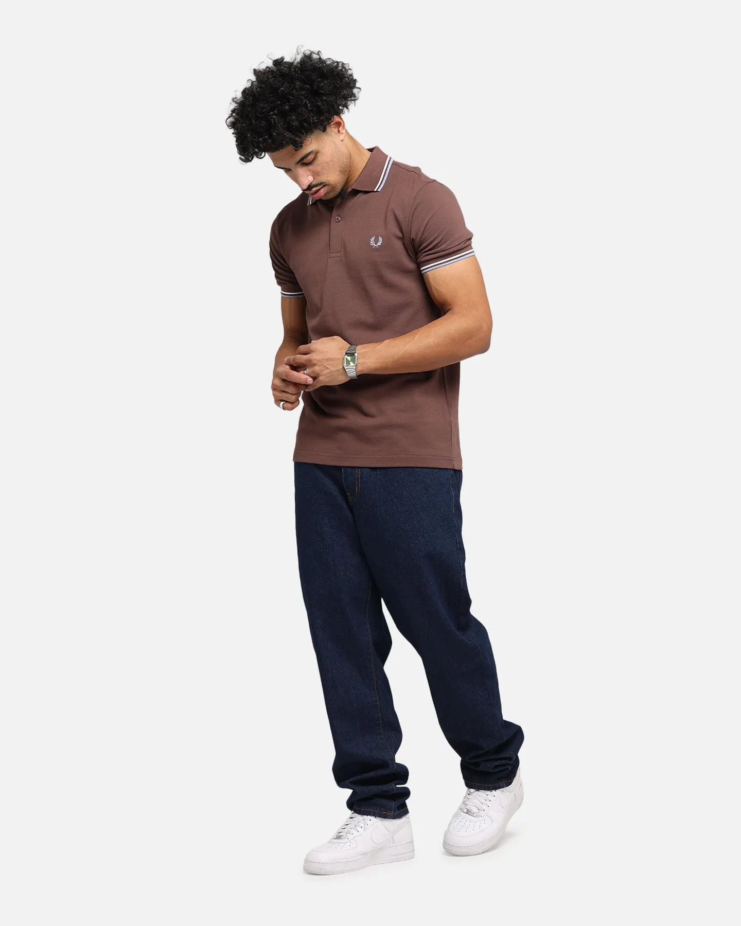 Fred Perry Twin Tipped Polo Shirt Brick sold by Culture Kings product image thumbnail 2