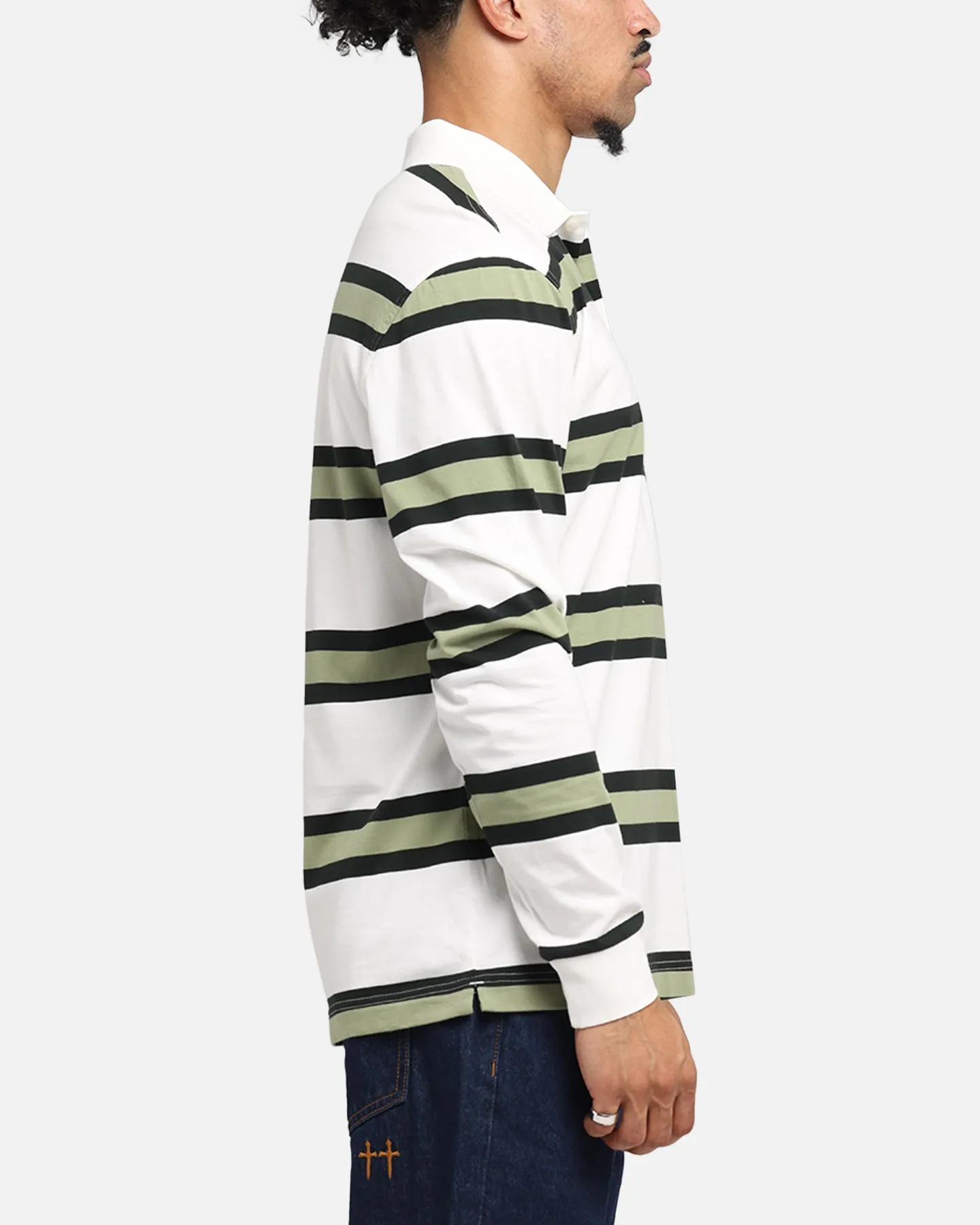 Fred Perry Jersey Stripe Polo Shirt Light Ecru sold by Culture Kings product image thumbnail 4