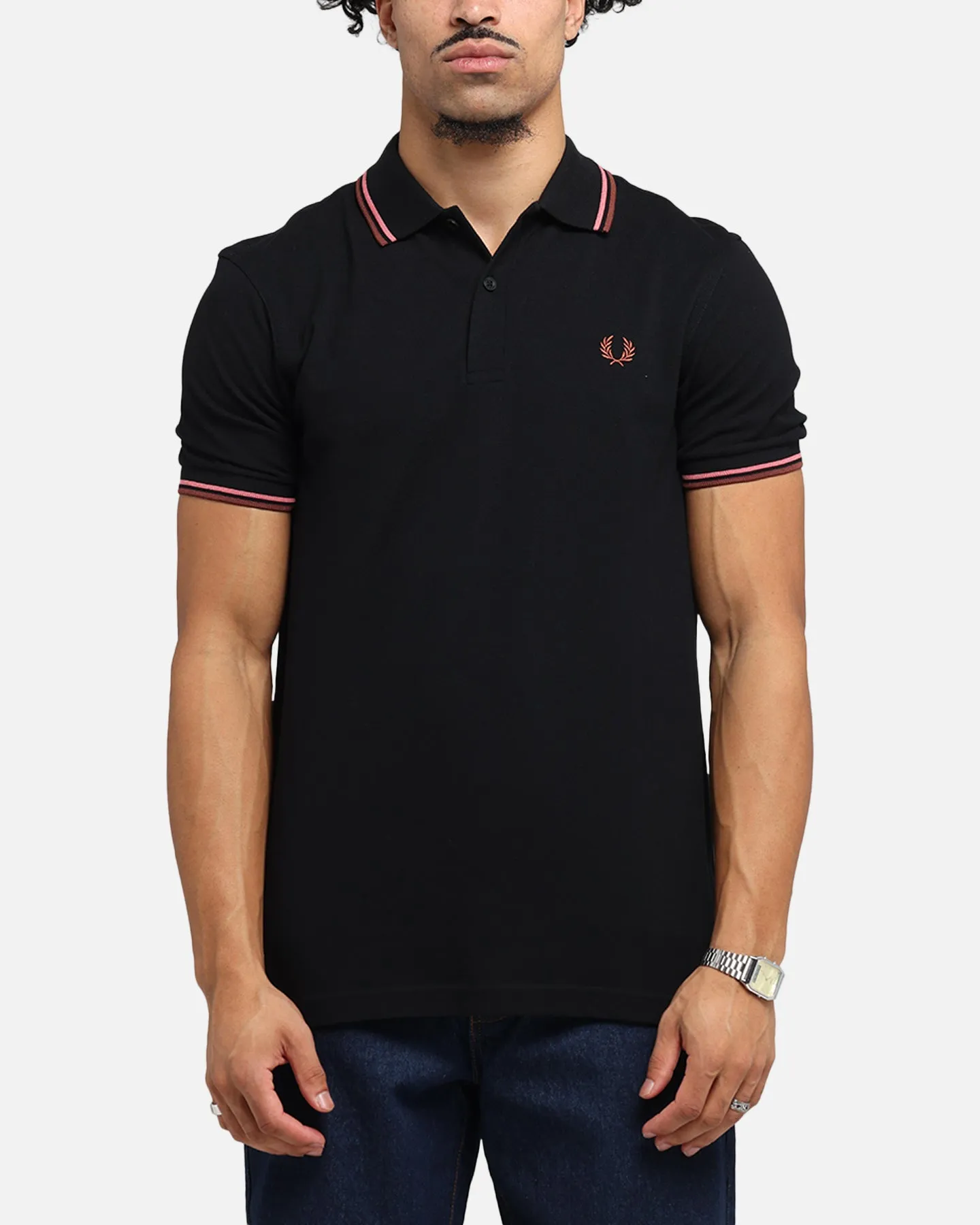 Fred Perry Twin Tipped Polo Shirt Black sold by Culture Kings
